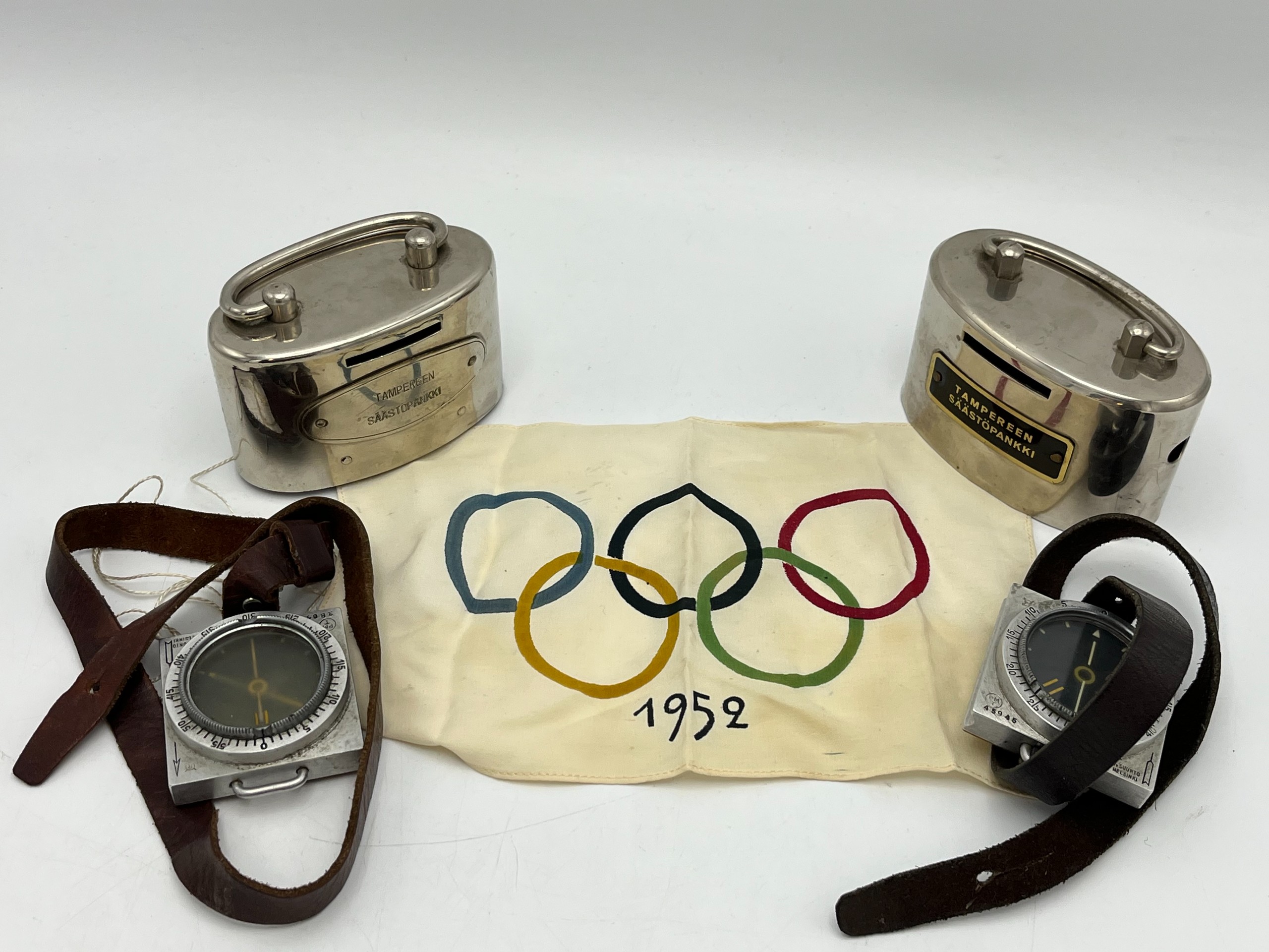 Olympialiina, säästölippaat ym - Huutokauppa Ekman