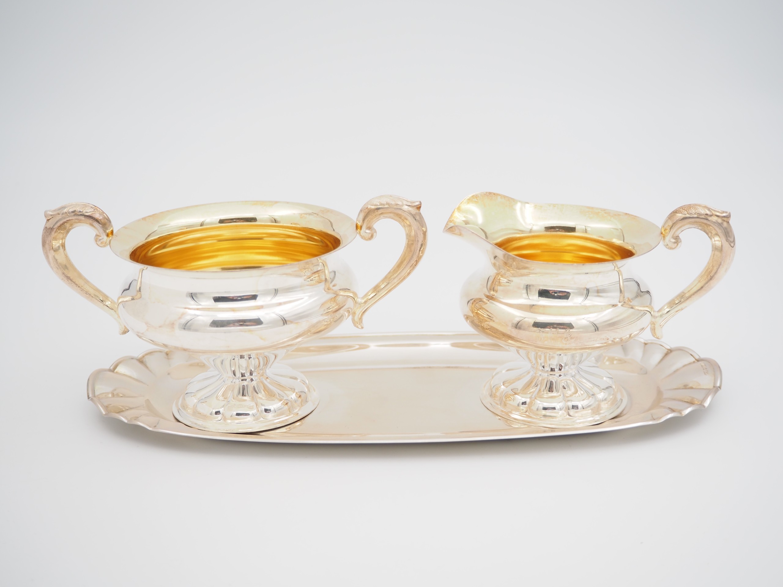 Hopea sokerikko ja kermakko - Huutokauppa Ekman