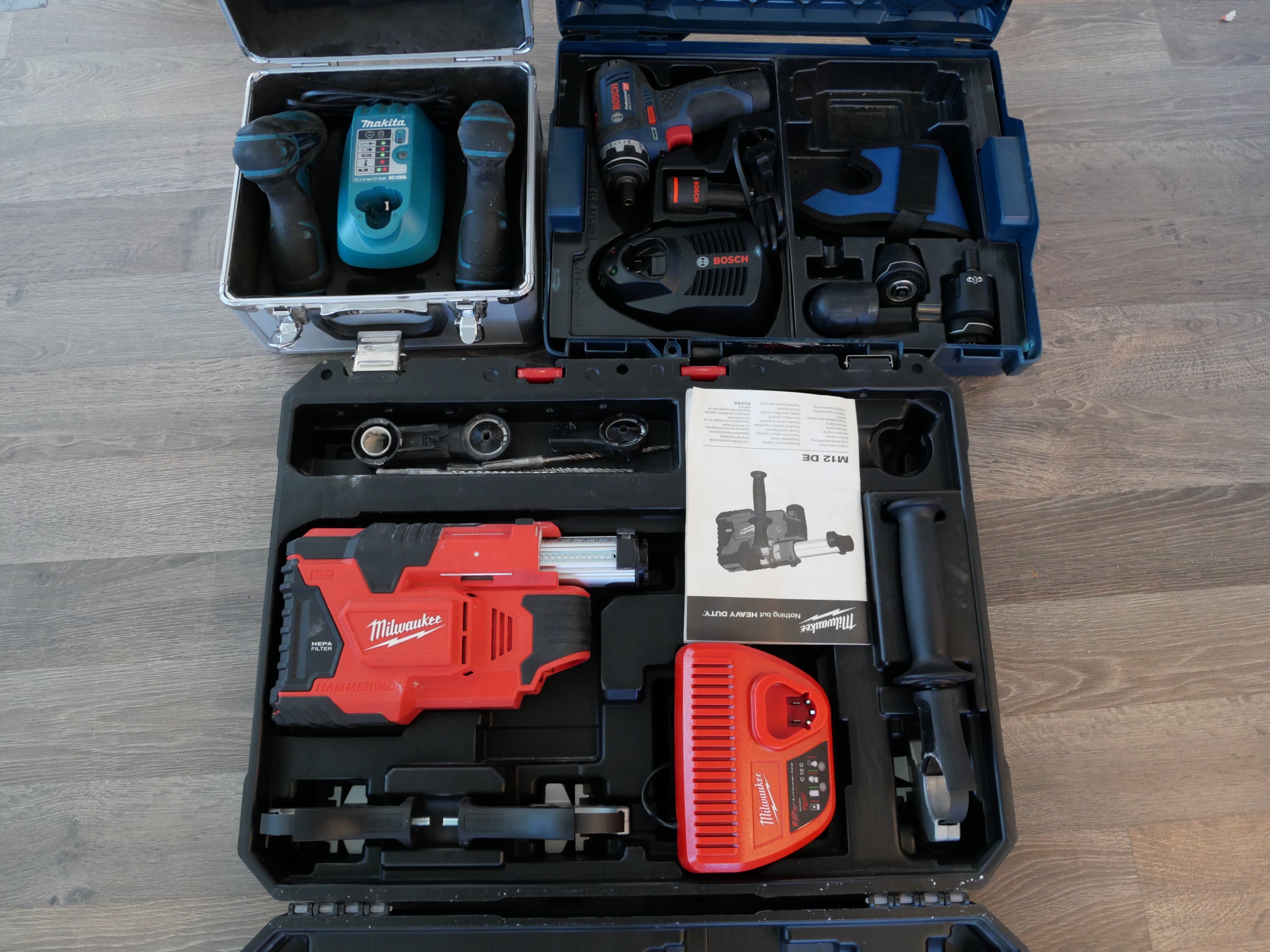 Makita, Bosch ja Milwaukee - Huutokauppa Ekman