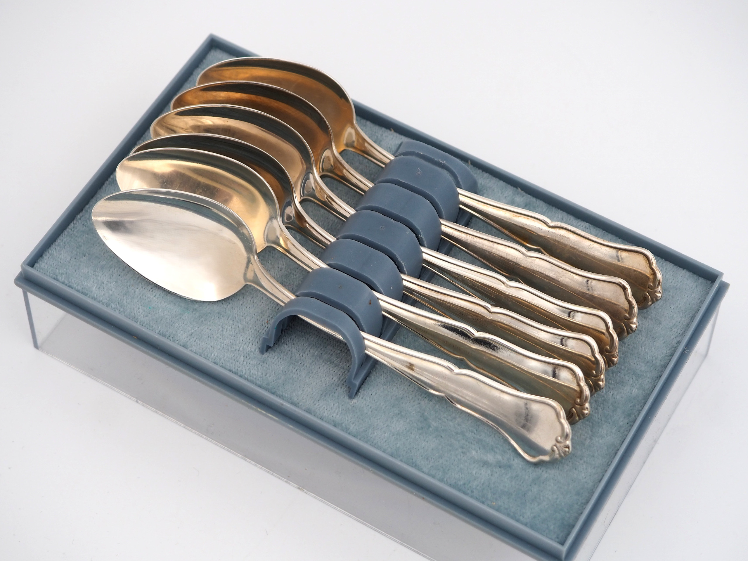 Chippendale hopealusikat - Huutokauppa Ekman