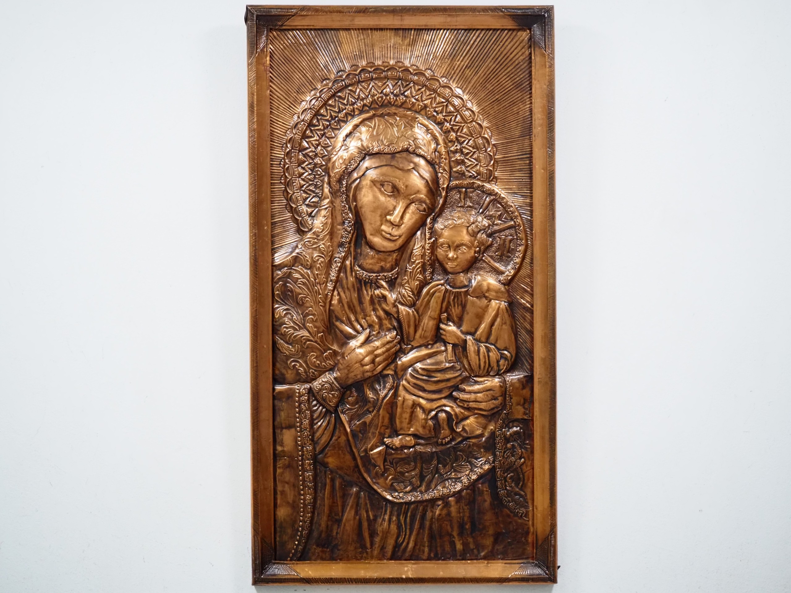 Kuparireliefi - Huutokauppa Ekman