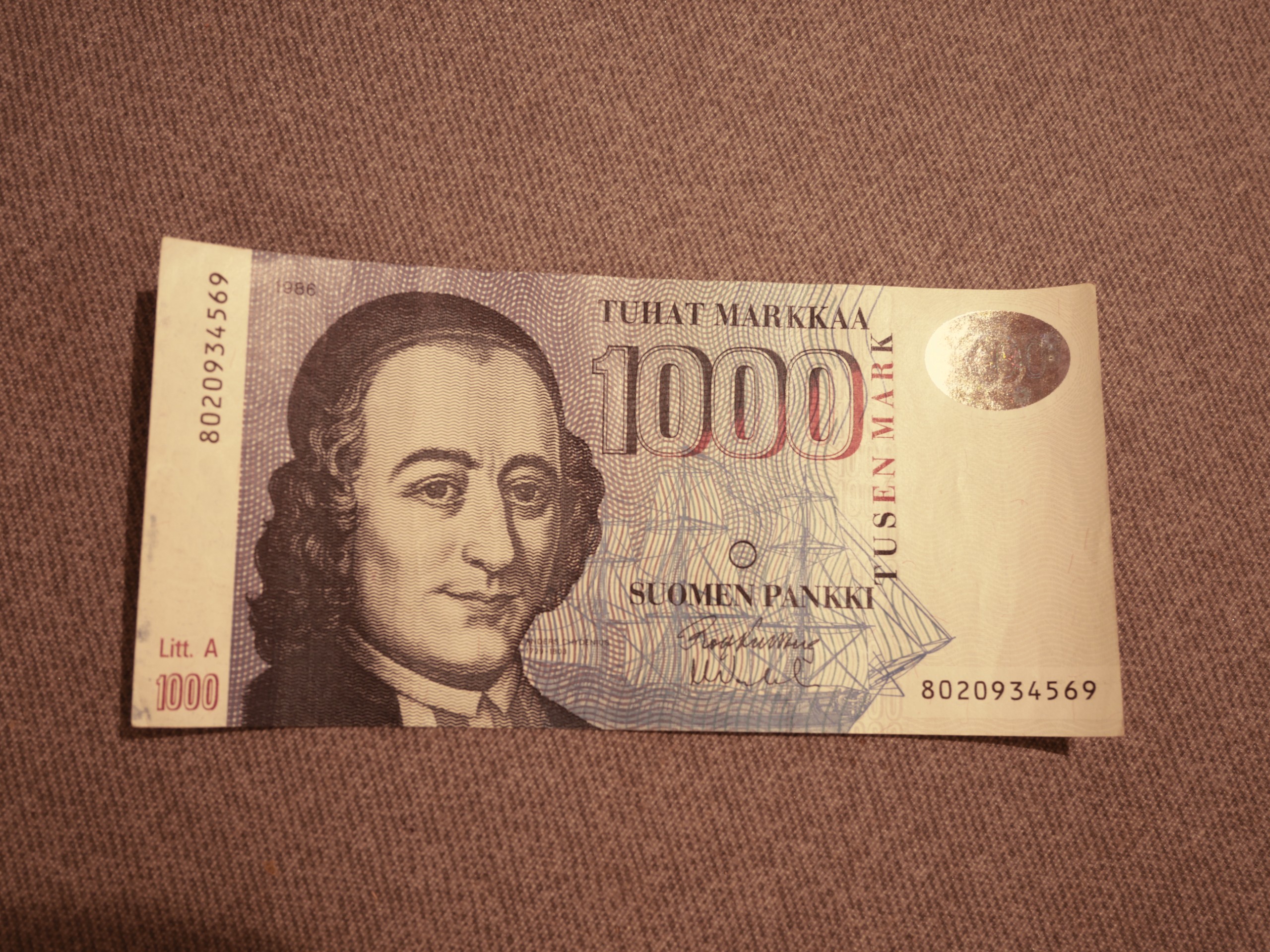 Tonnin seteli - Huutokauppa Ekman