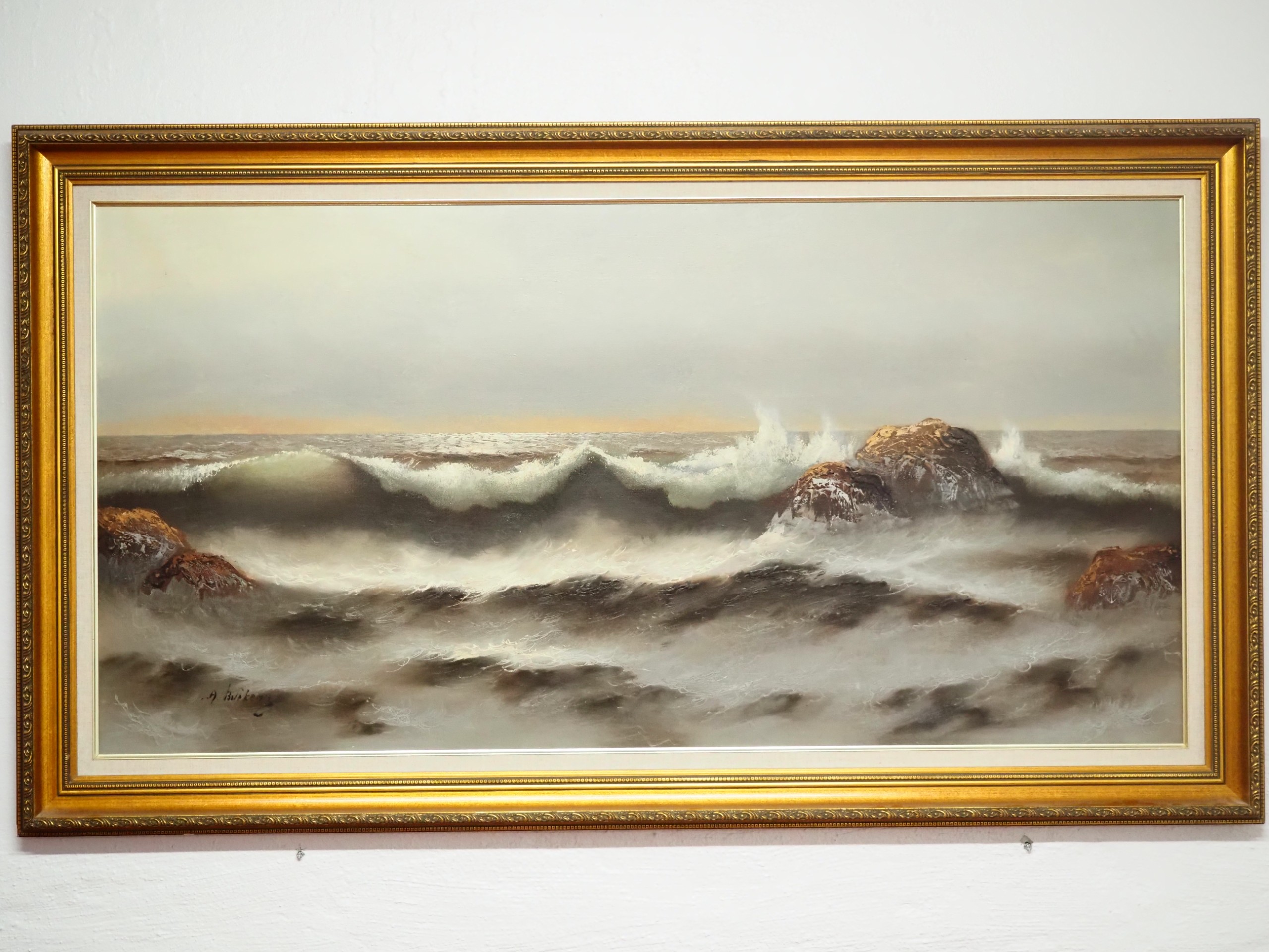 Maalaus - Huutokauppa Ekman