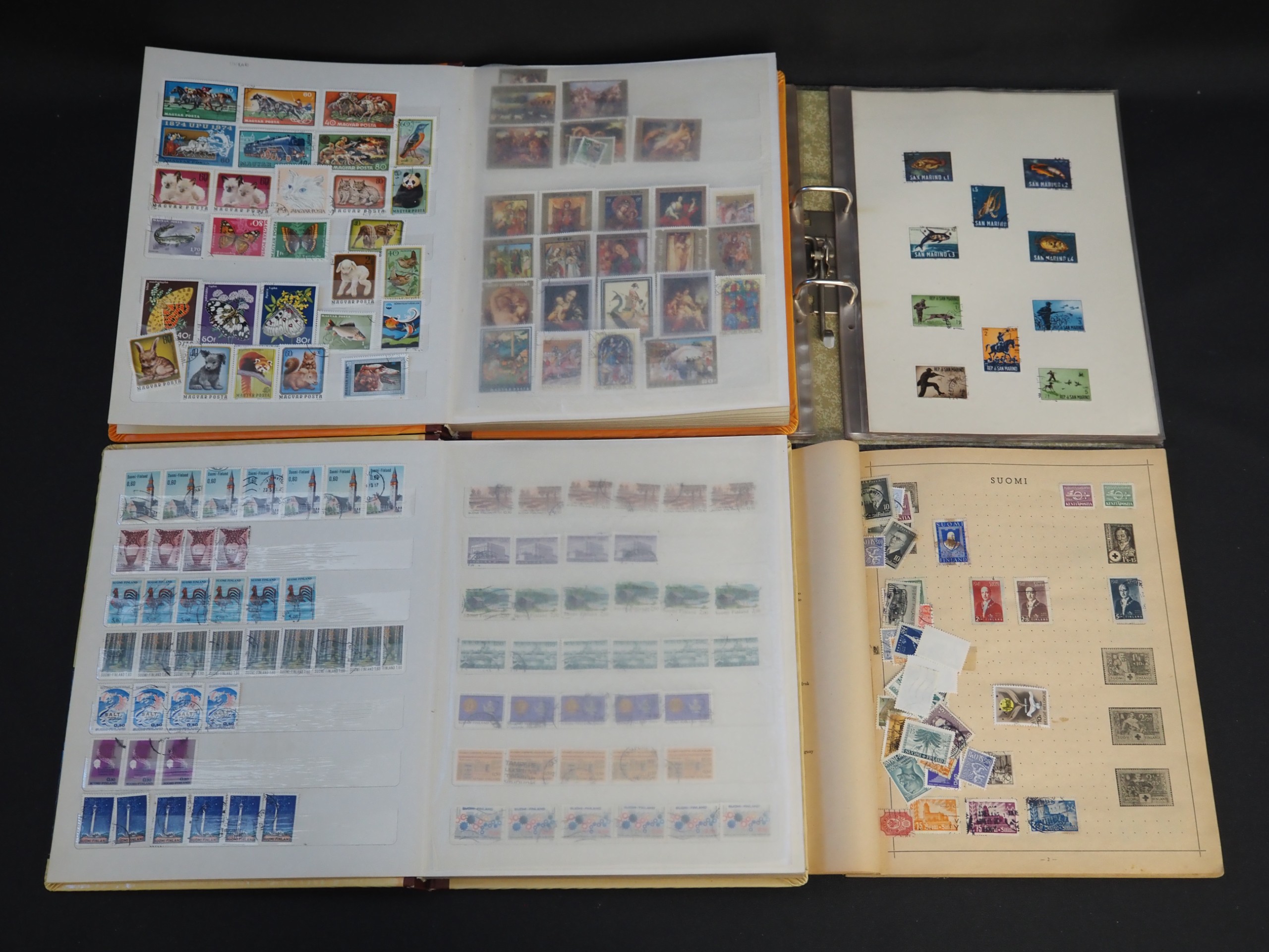 Postimerkit (kahdessa kuvassa) - Huutokauppa Ekman