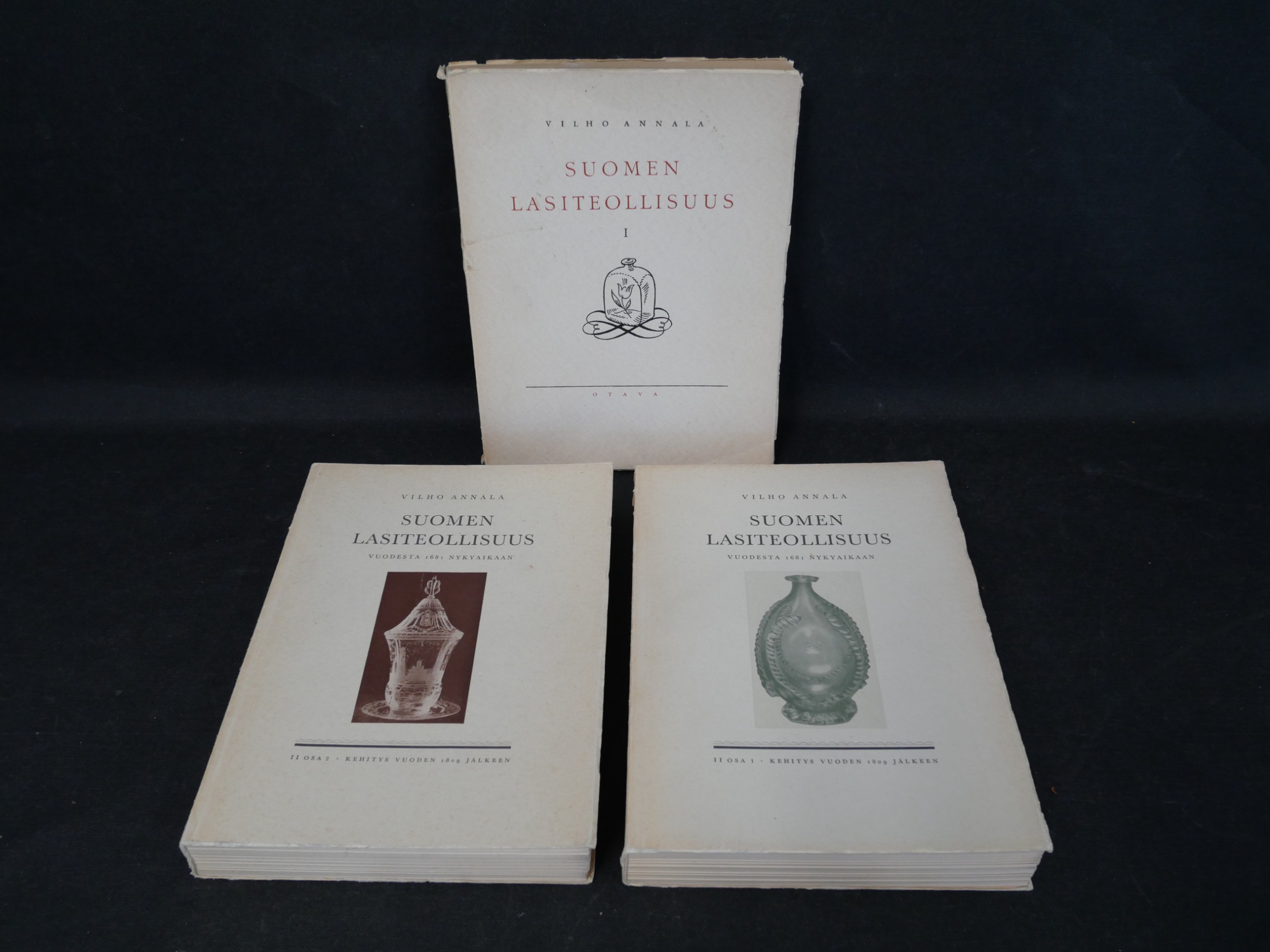 Suomen Lasiteollisuus kirjat - Huutokauppa Ekman