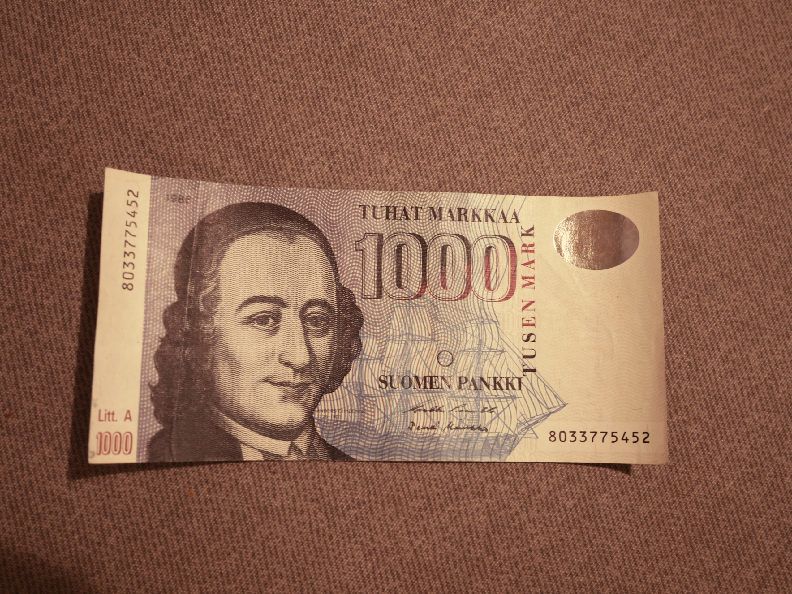 Tonnin seteli - Huutokauppa Ekman