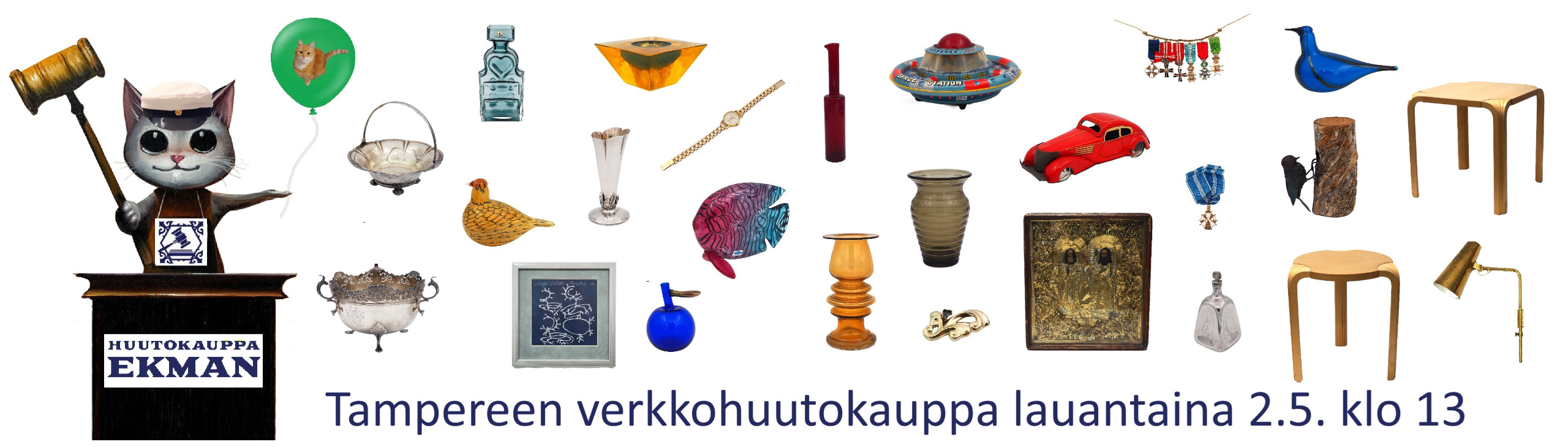 90. verkkohuutokauppa Tampere 2.5.2026 - Huutokauppa Ekman