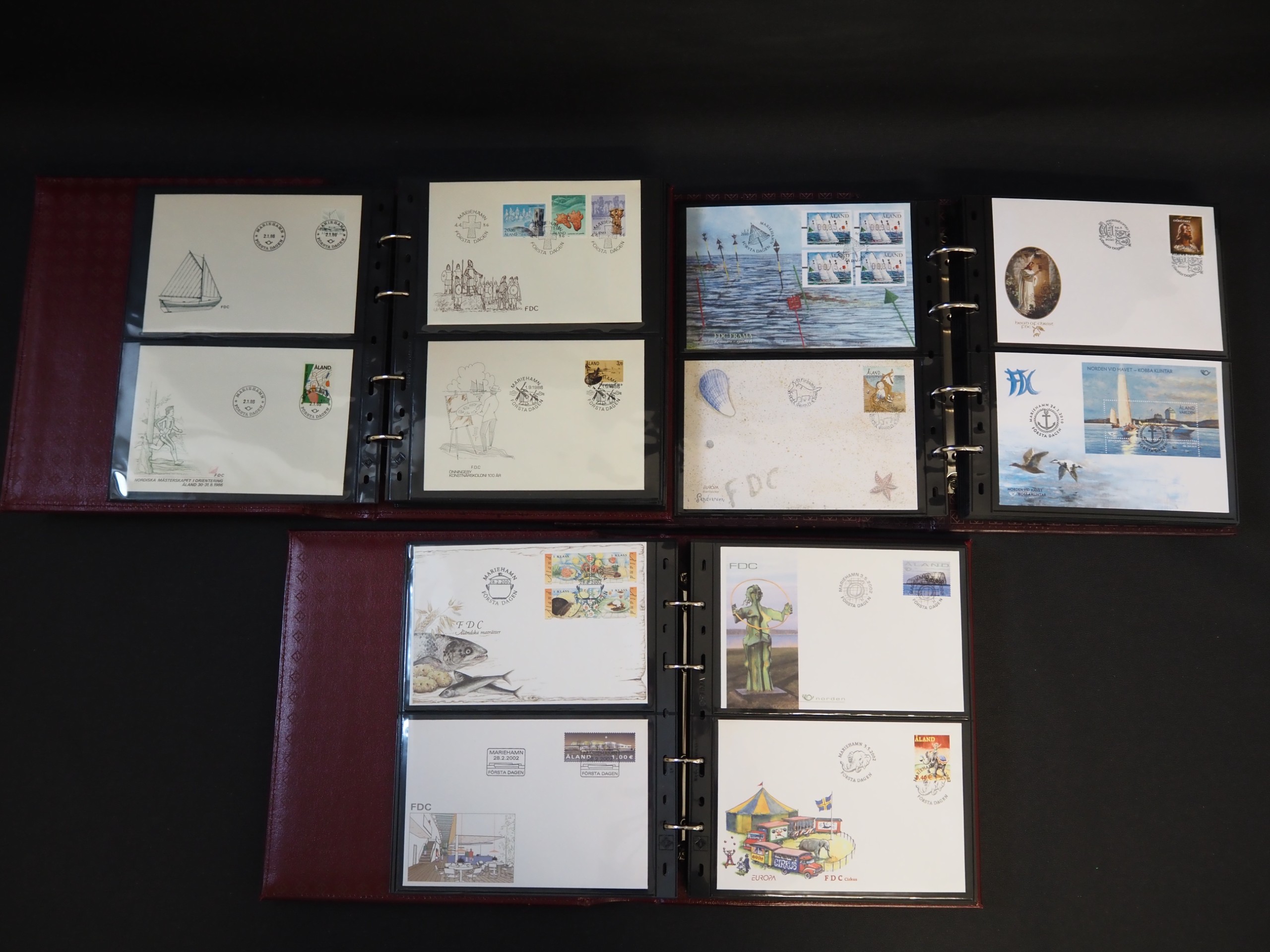 Ahvenanmaa FDC-kuoret - Huutokauppa Ekman