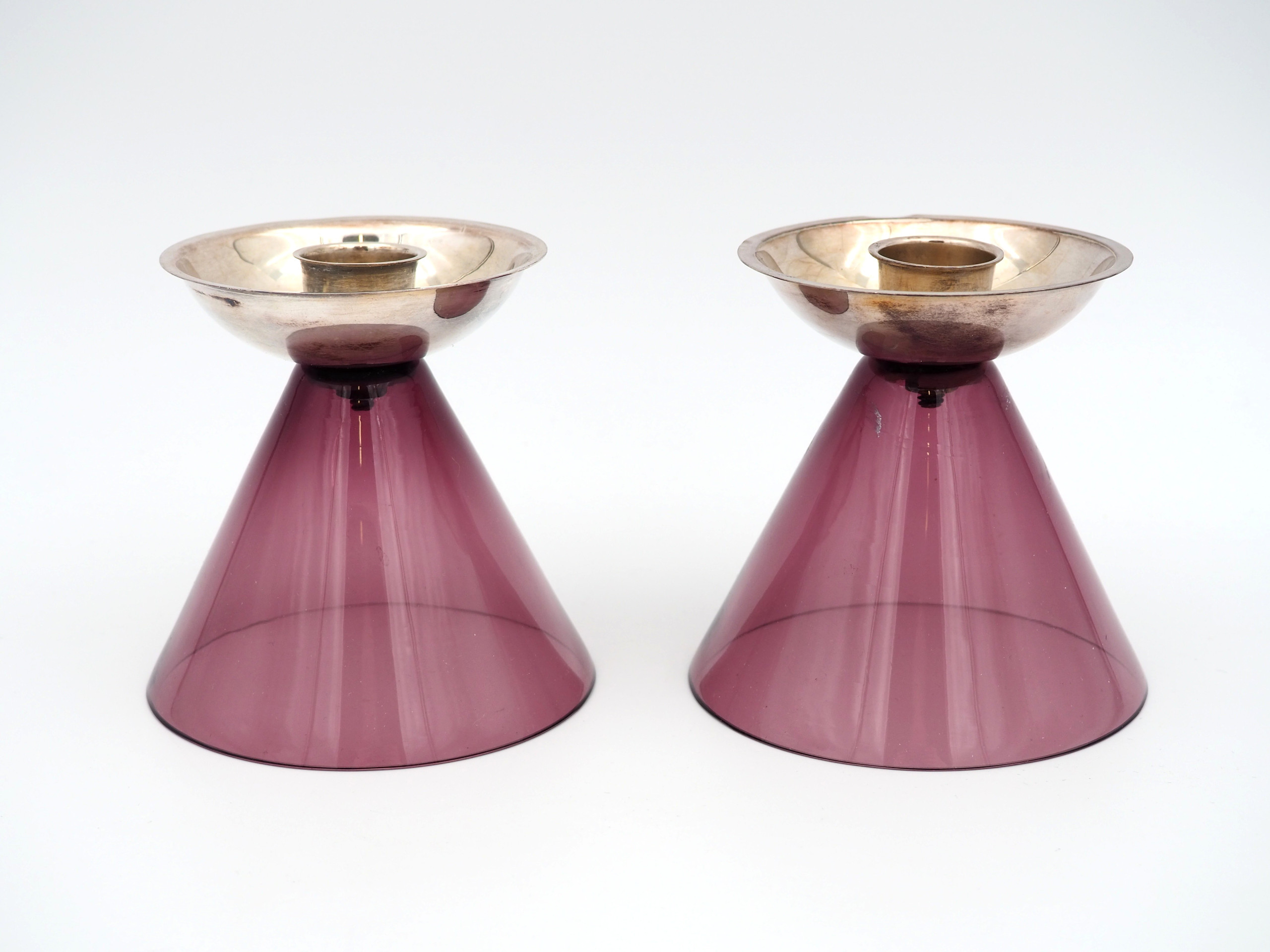 Hopea kynttilänjalat - Huutokauppa Ekman