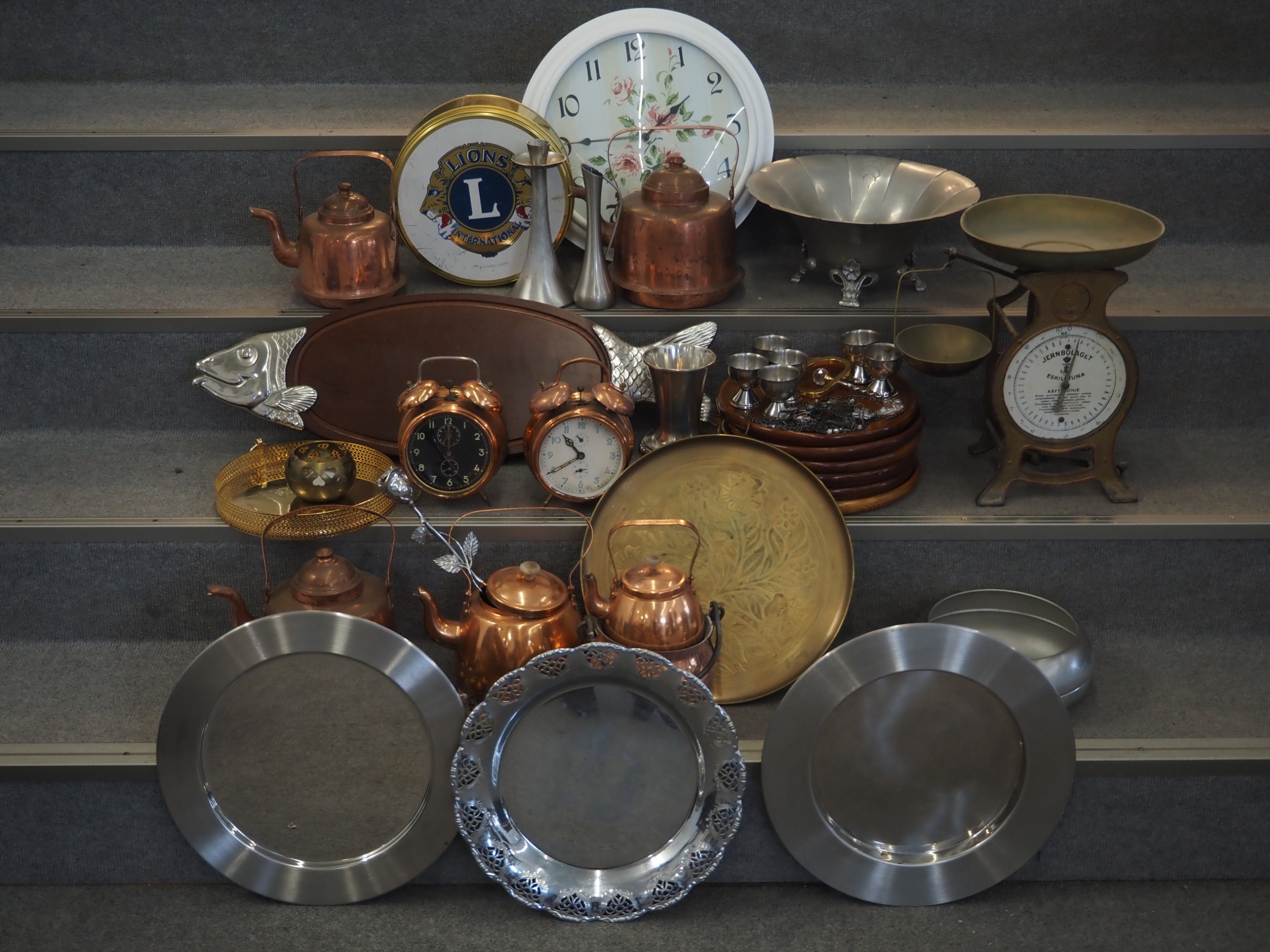 Kalalautanen, vaaka ym. - Huutokauppa Ekman