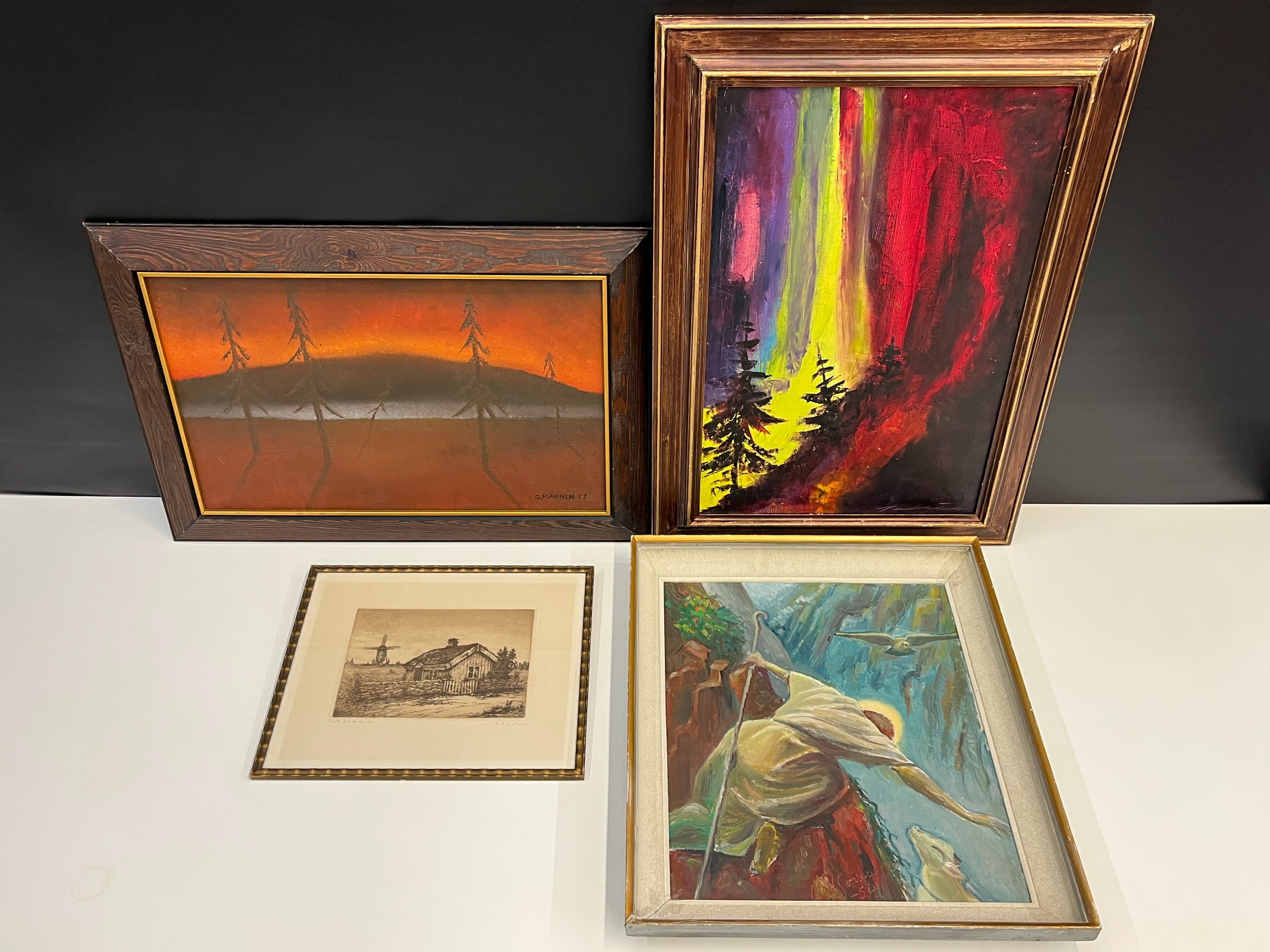 Signeeratut maalaukset - Huutokauppa Ekman