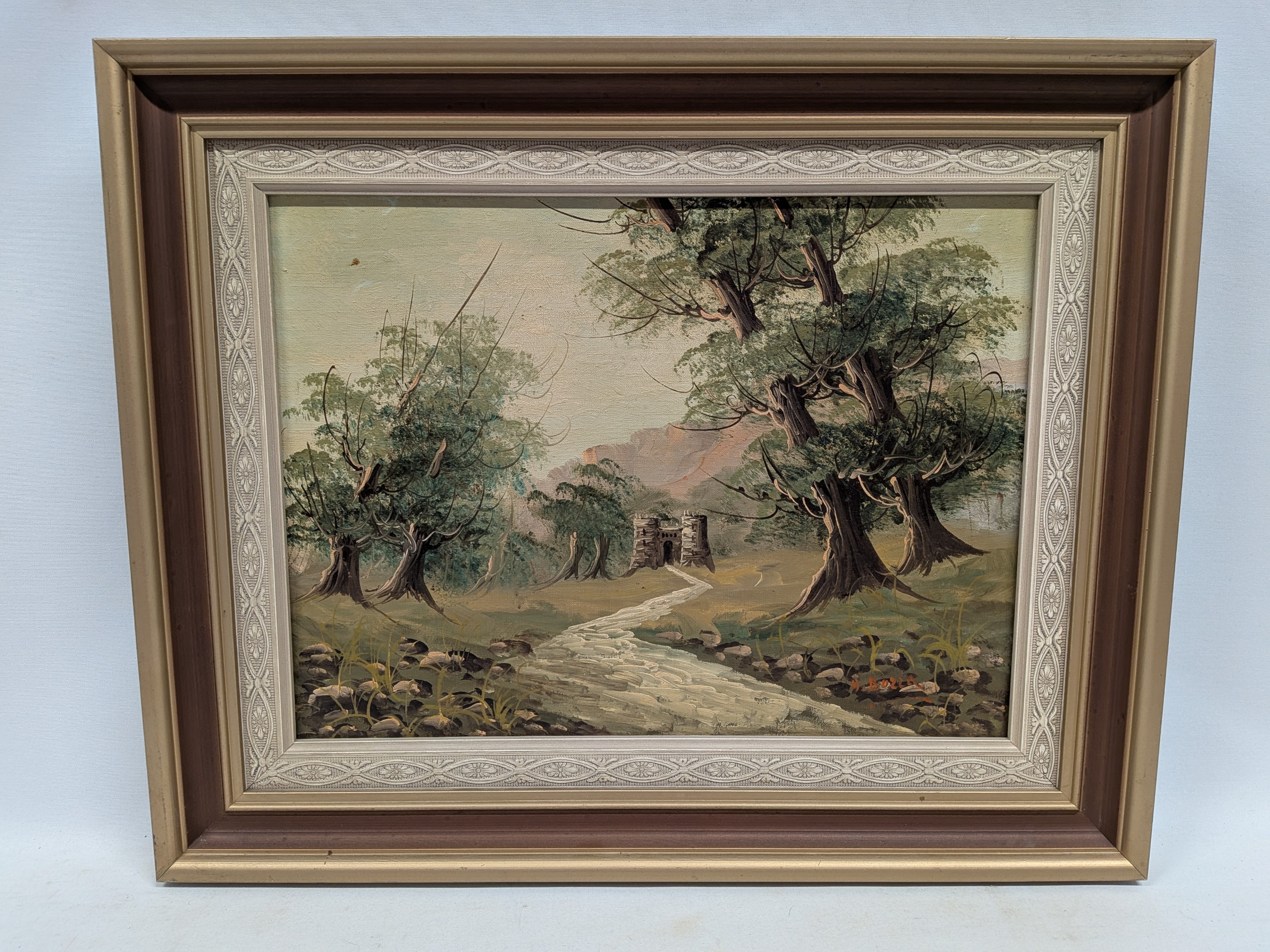 Maalaus - Huutokauppa Ekman