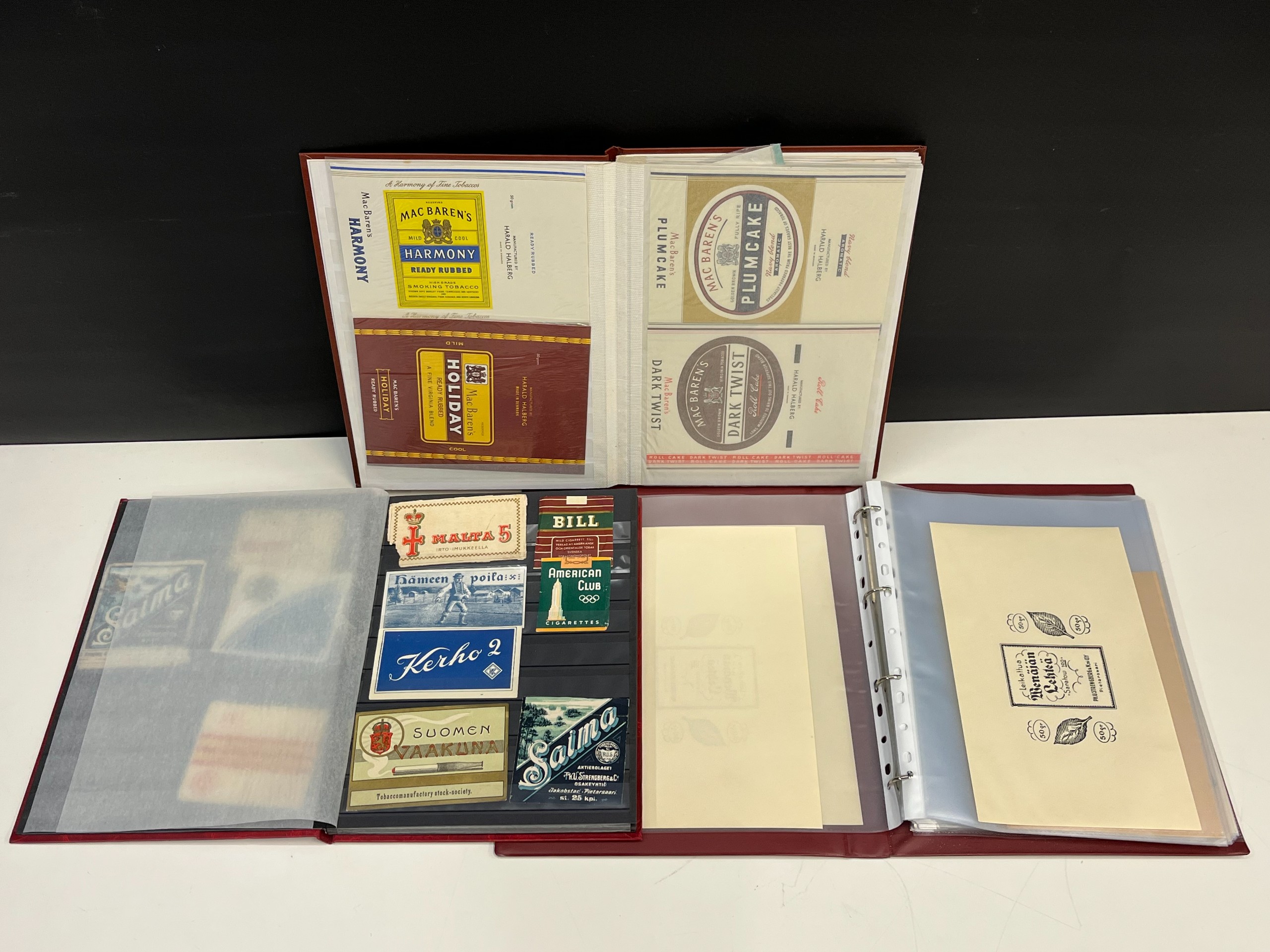 Tupakkaetiketit - Huutokauppa Ekman