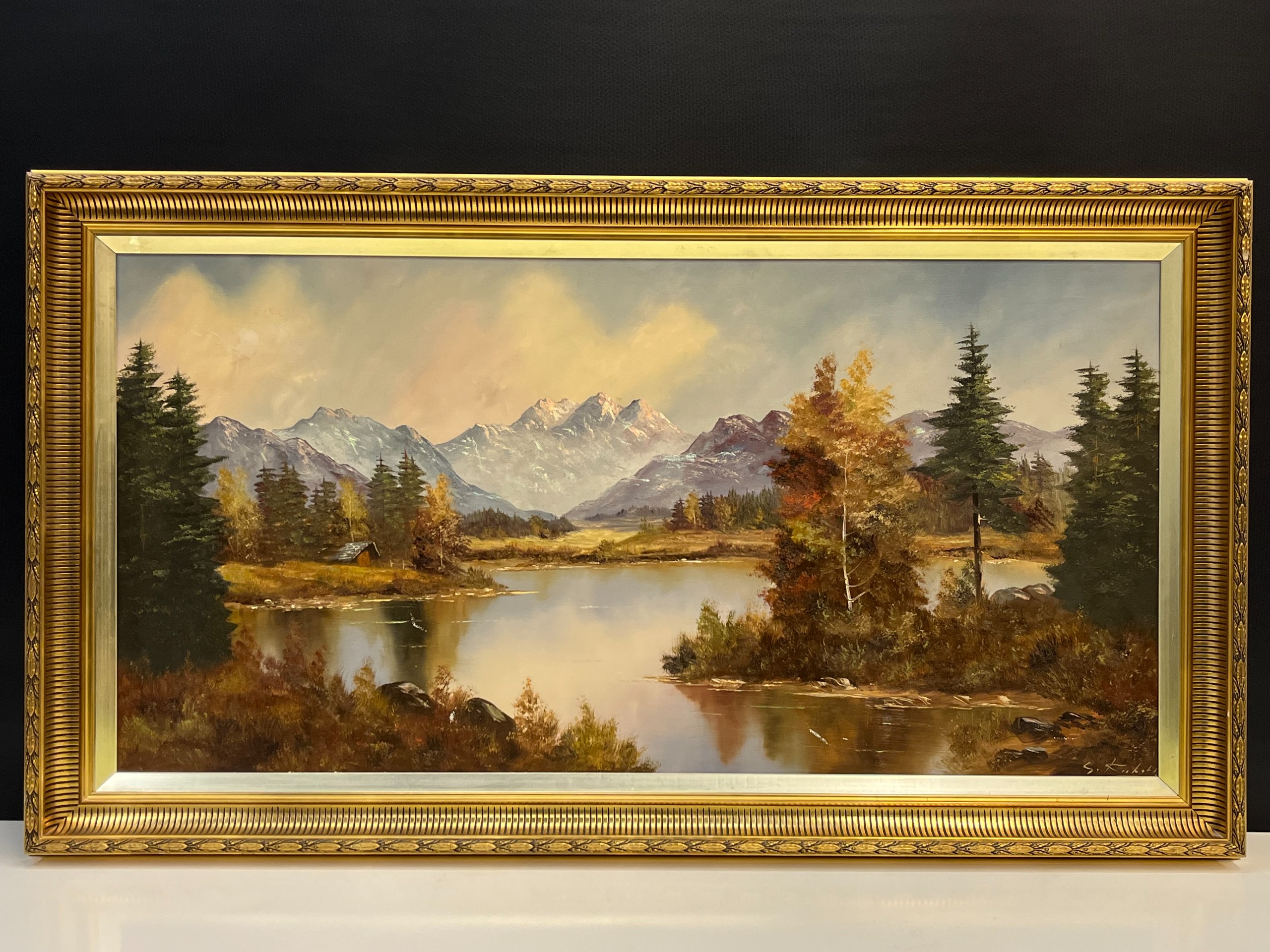 Signeerattu maalaus - Huutokauppa Ekman