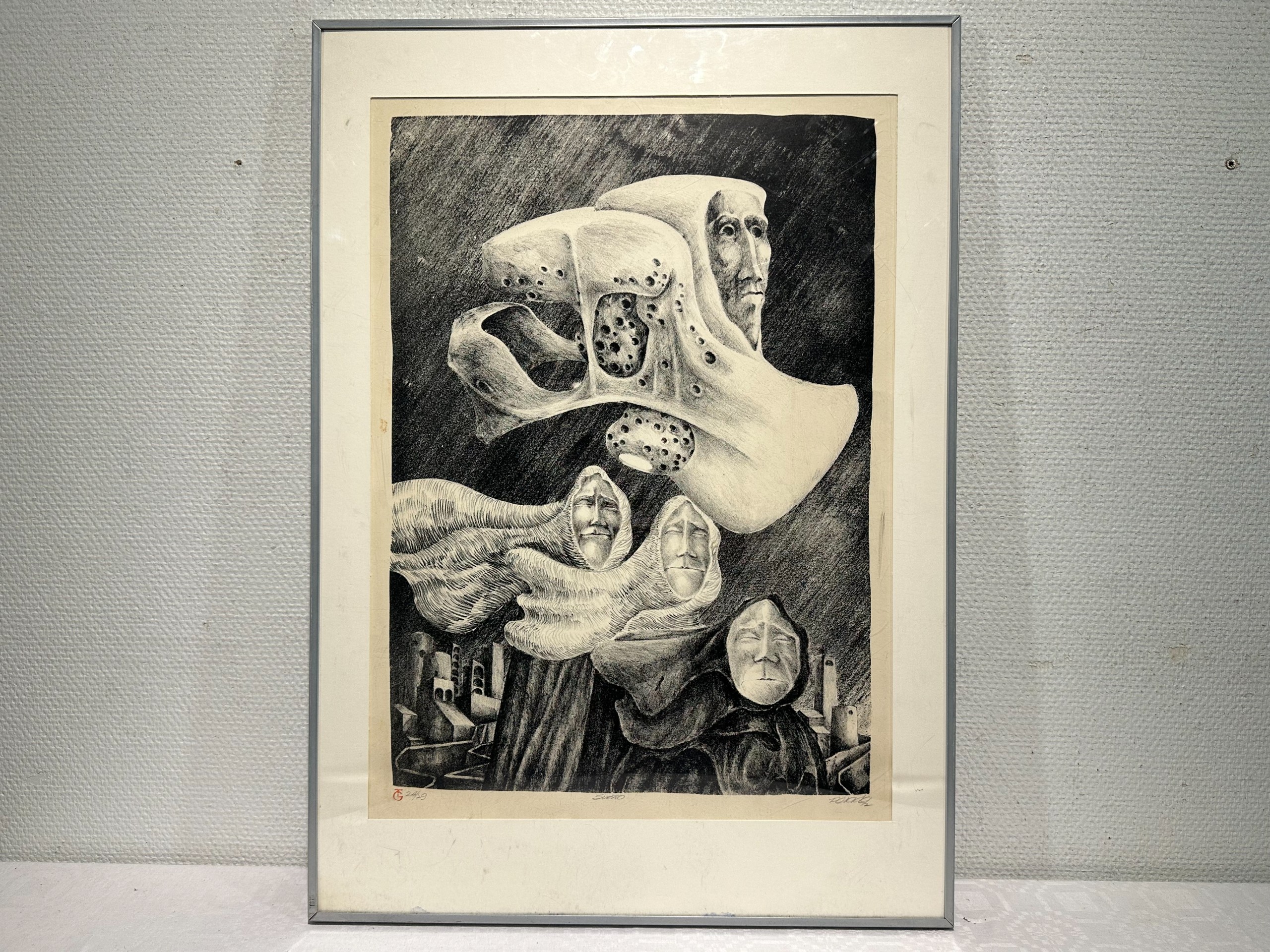 Signeerattu grafiikka - Huutokauppa Ekman