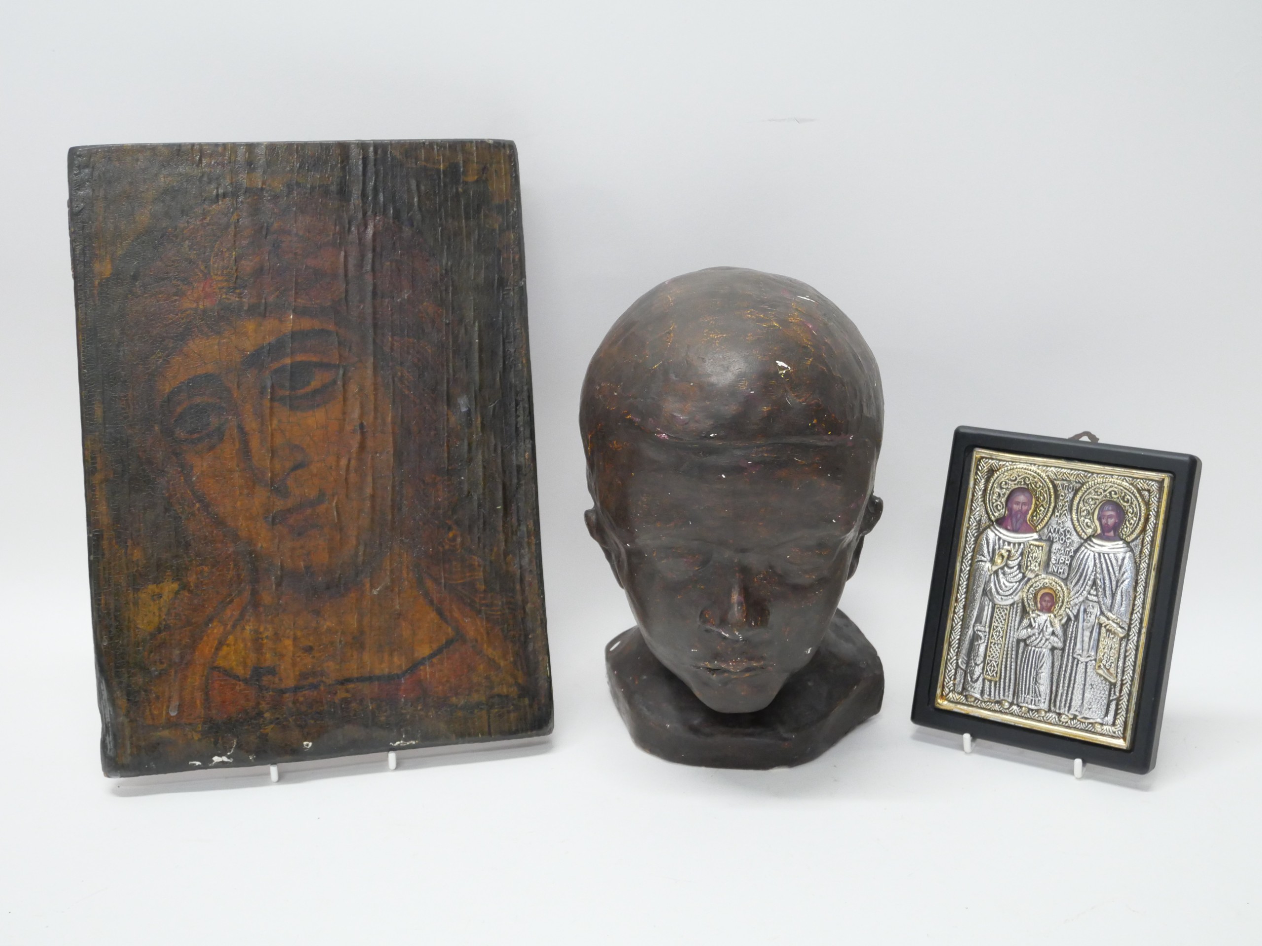 Ikonit ja kipsipatsas - Huutokauppa Ekman