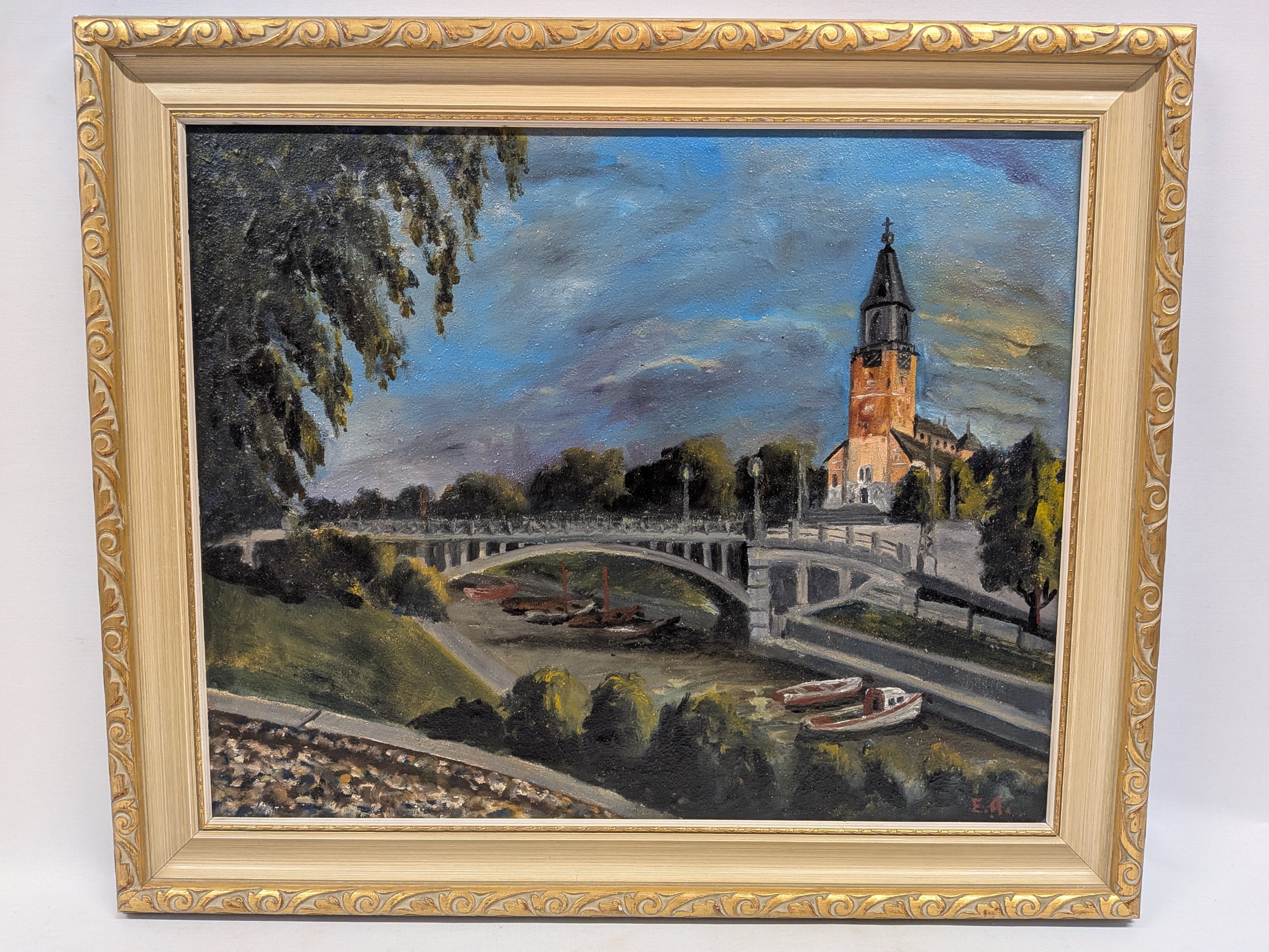 Maalaus - Huutokauppa Ekman