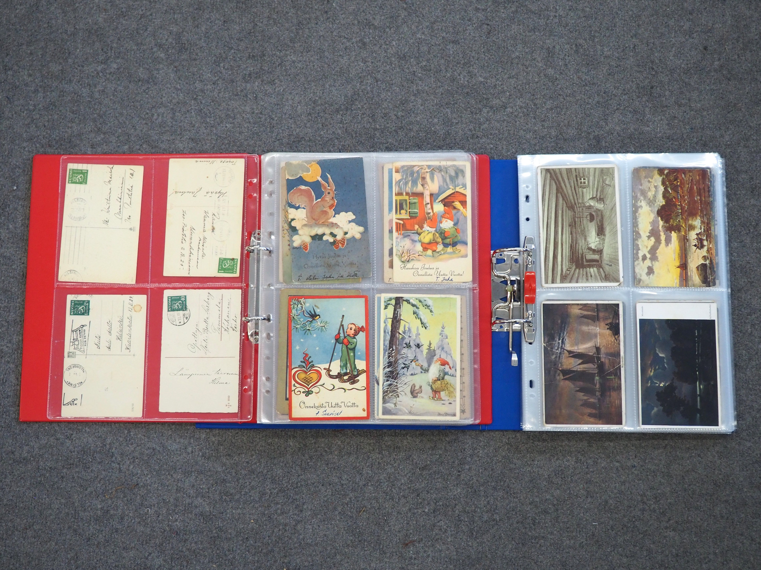 Postikorttikansiot - Huutokauppa Ekman