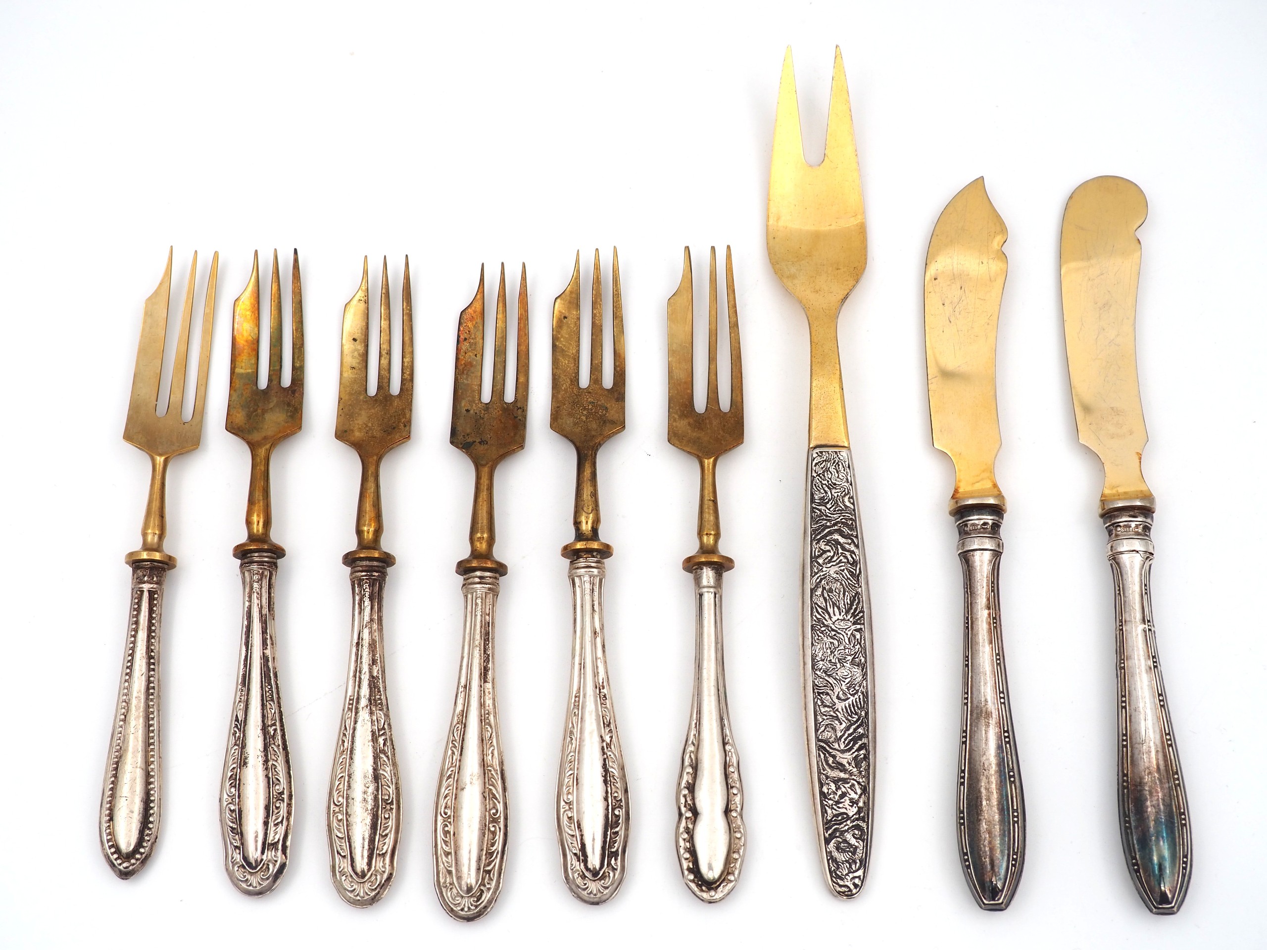 Hopea haarukat ym. - Huutokauppa Ekman