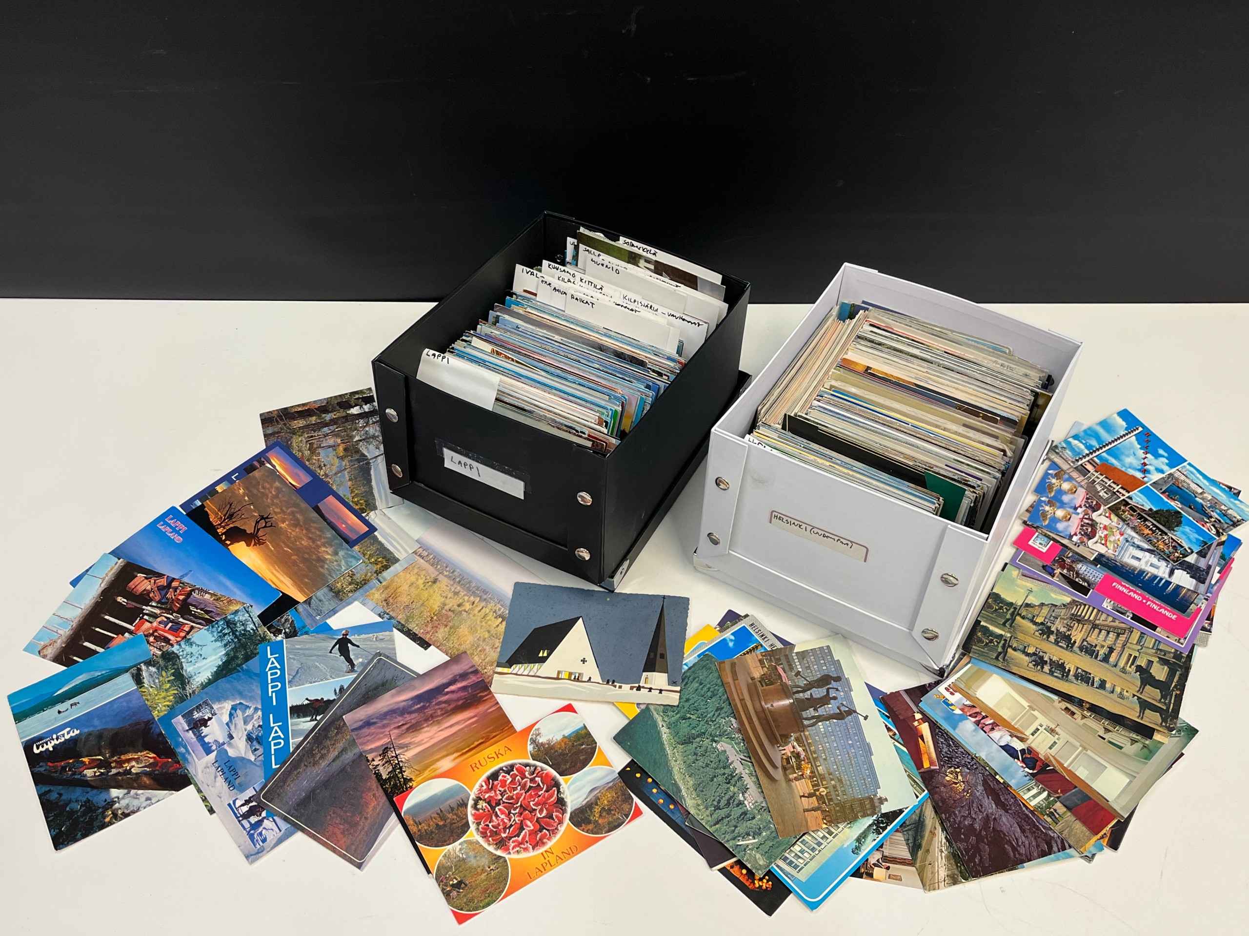 Postikortit, Lappi, Helsinki - Huutokauppa Ekman