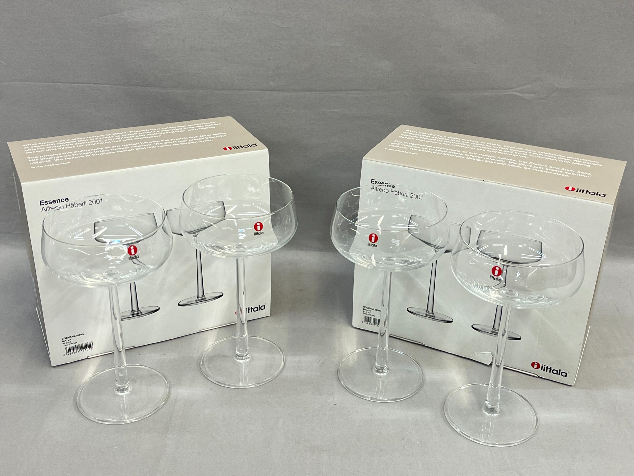 Iittala lasit 4 kappaletta - Huutokauppa Ekman