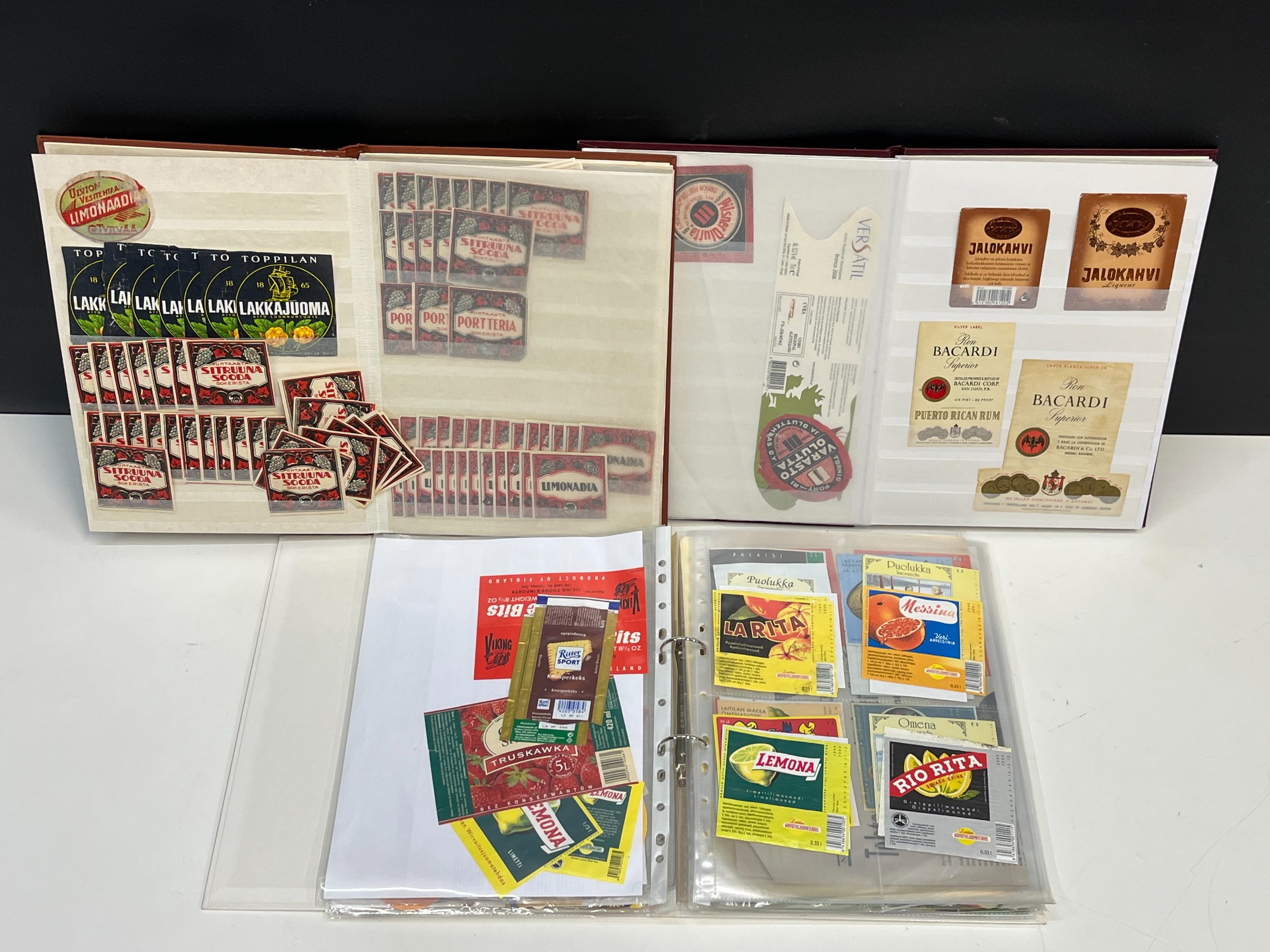 Juoma- olutetiketit ym - Huutokauppa Ekman