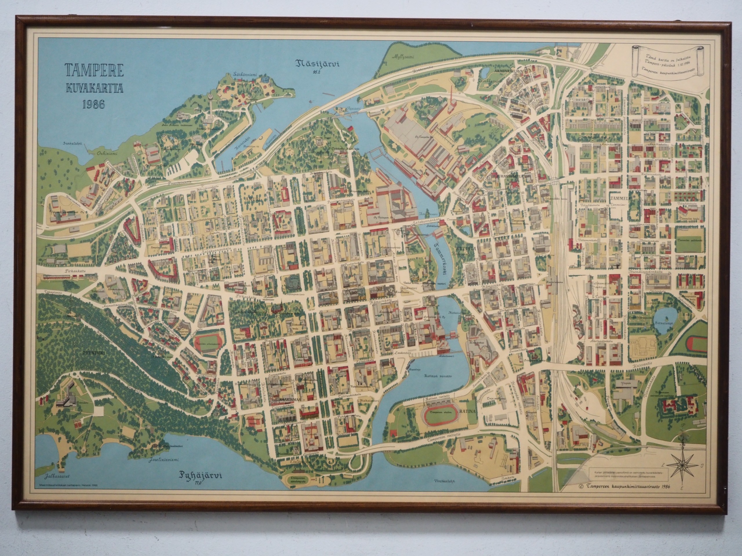 Tampereen kartta - Huutokauppa Ekman