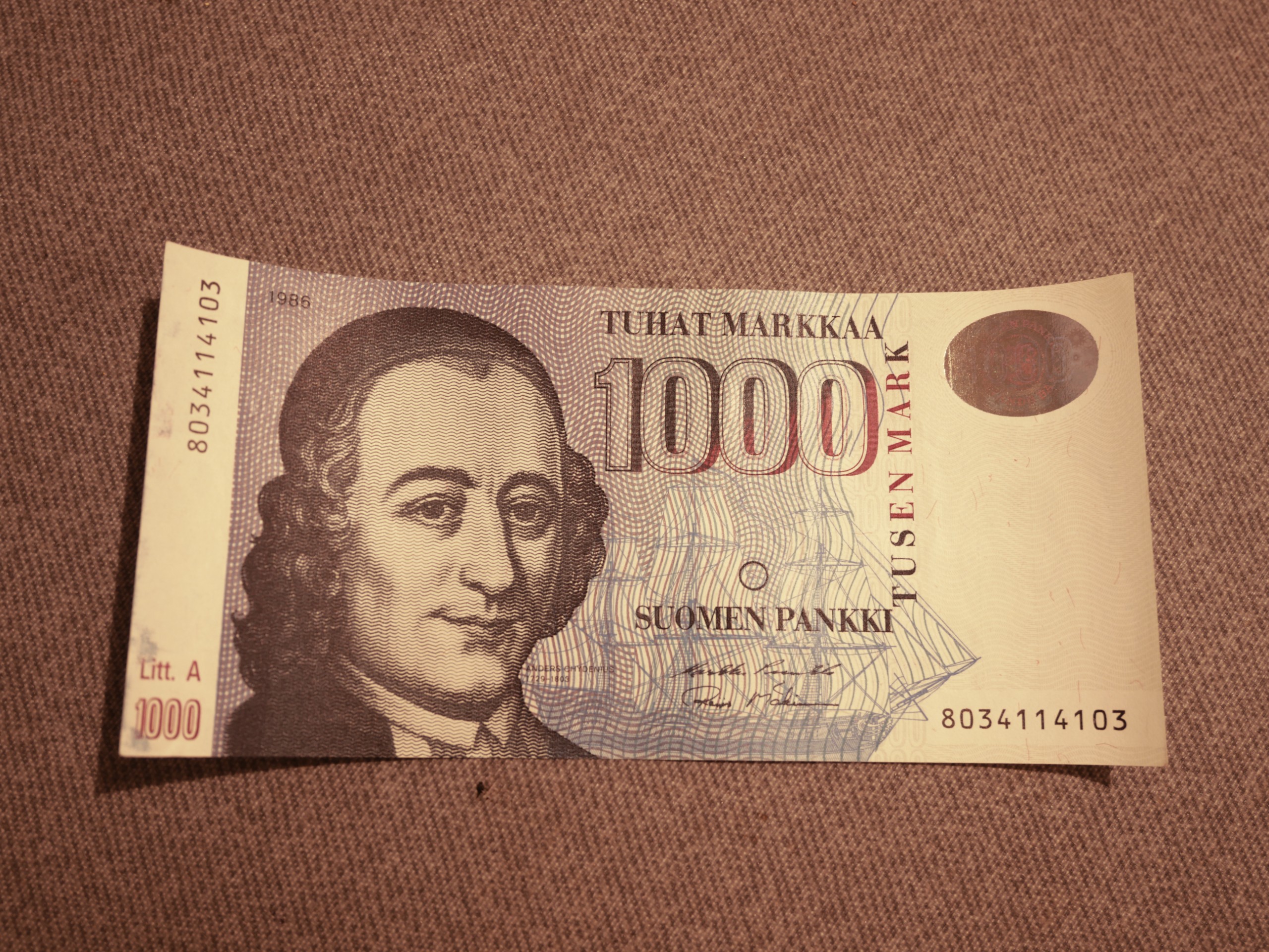 Tonnin seteli - Huutokauppa Ekman