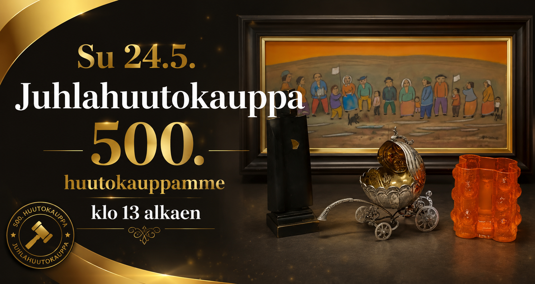 Tampereen salihuutokauppa 24.5.2026 - Huutokauppa Ekman