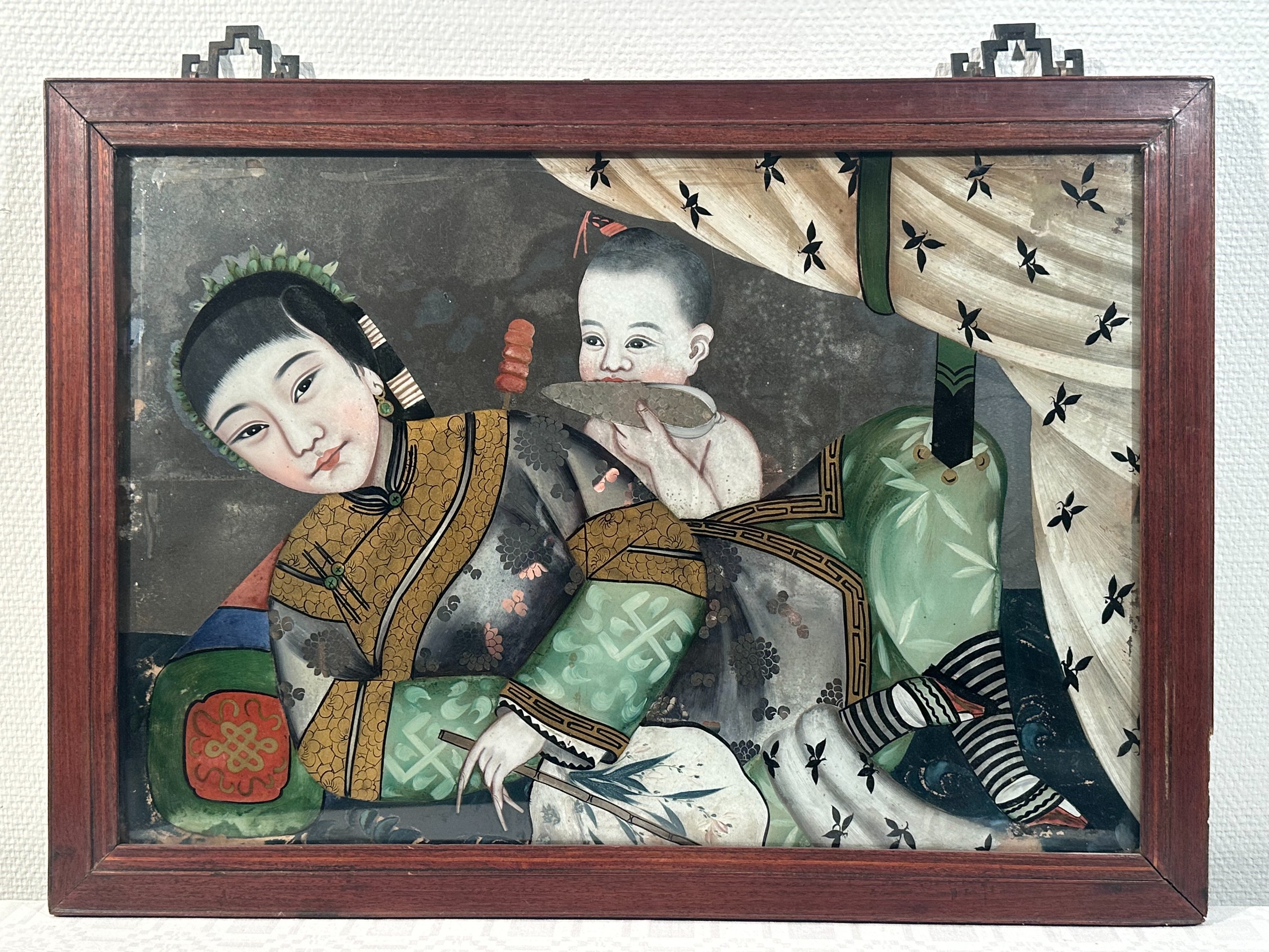 Japanilainen lasimaalaus - Huutokauppa Ekman