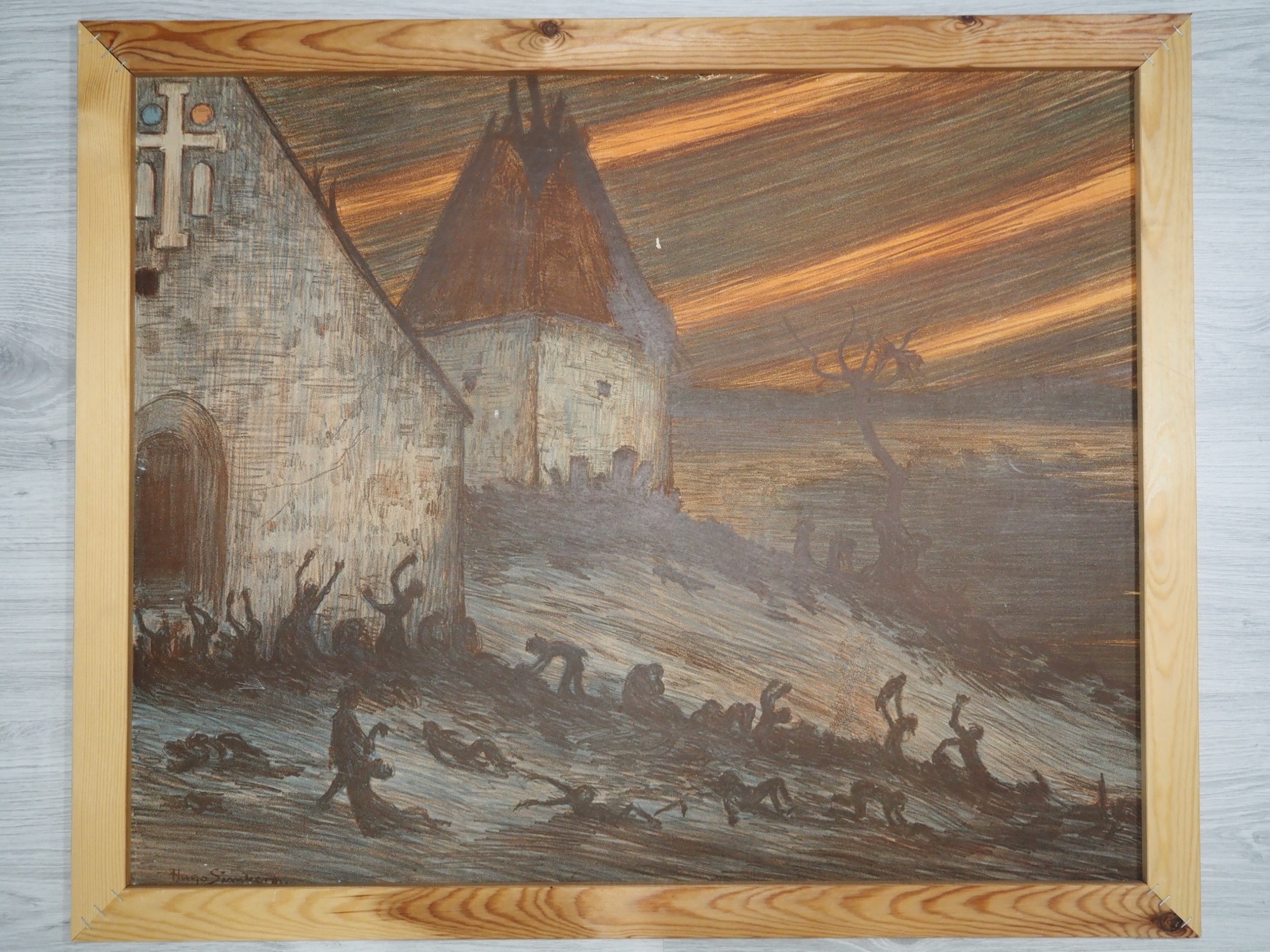 Hugo Simberg - Huutokauppa Ekman