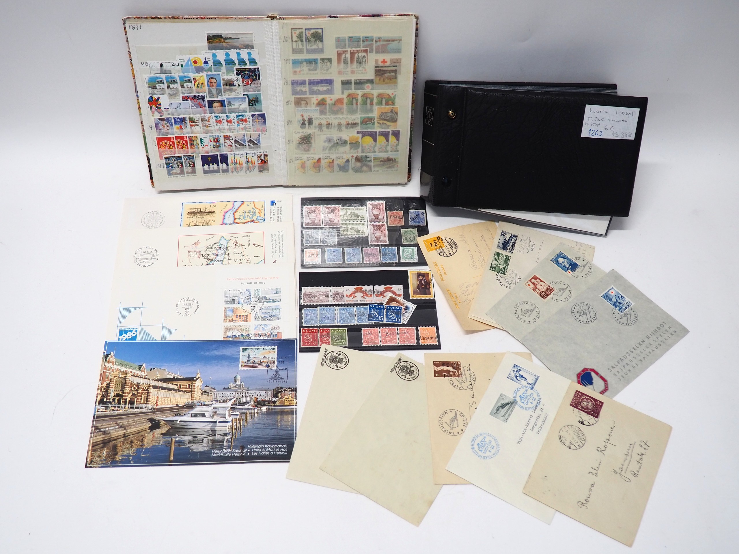 FDC ym. postimerkit - Huutokauppa Ekman
