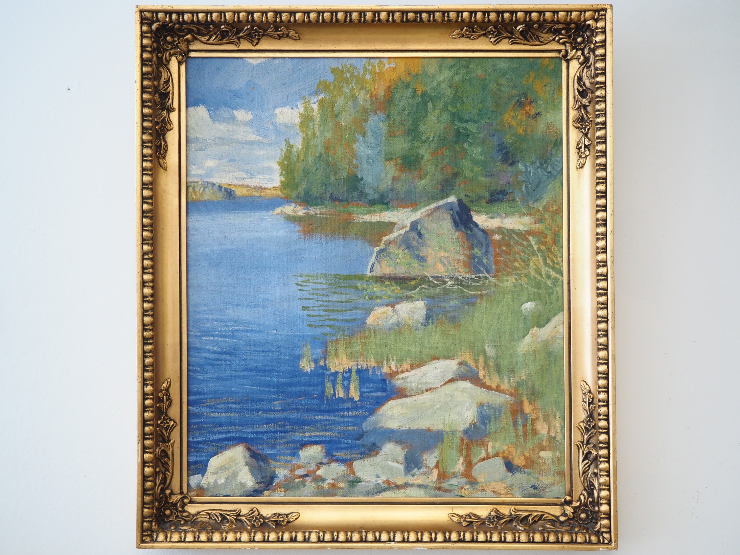 Maalaus - Huutokauppa Ekman