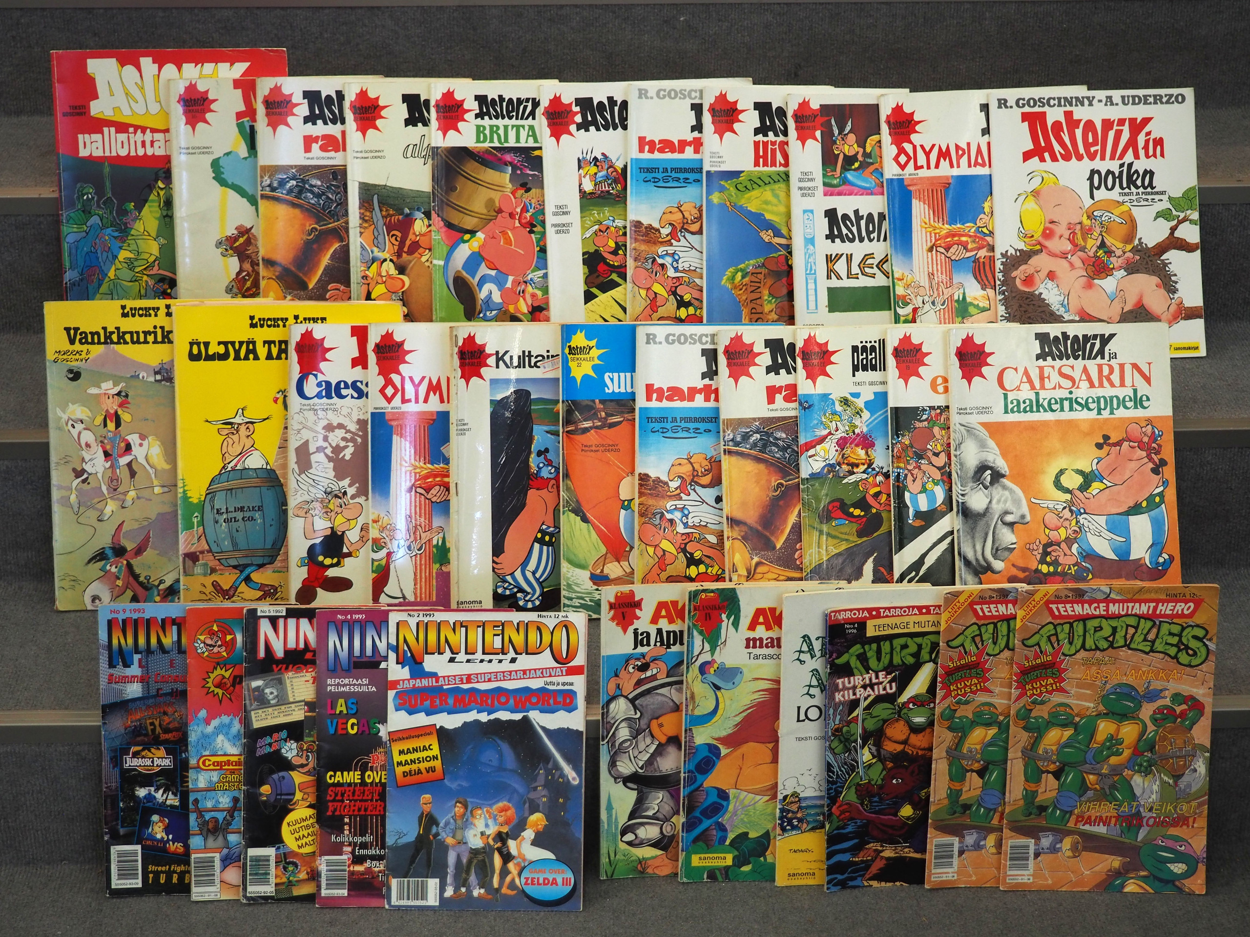 Asterix, Nintendo ym. - Huutokauppa Ekman