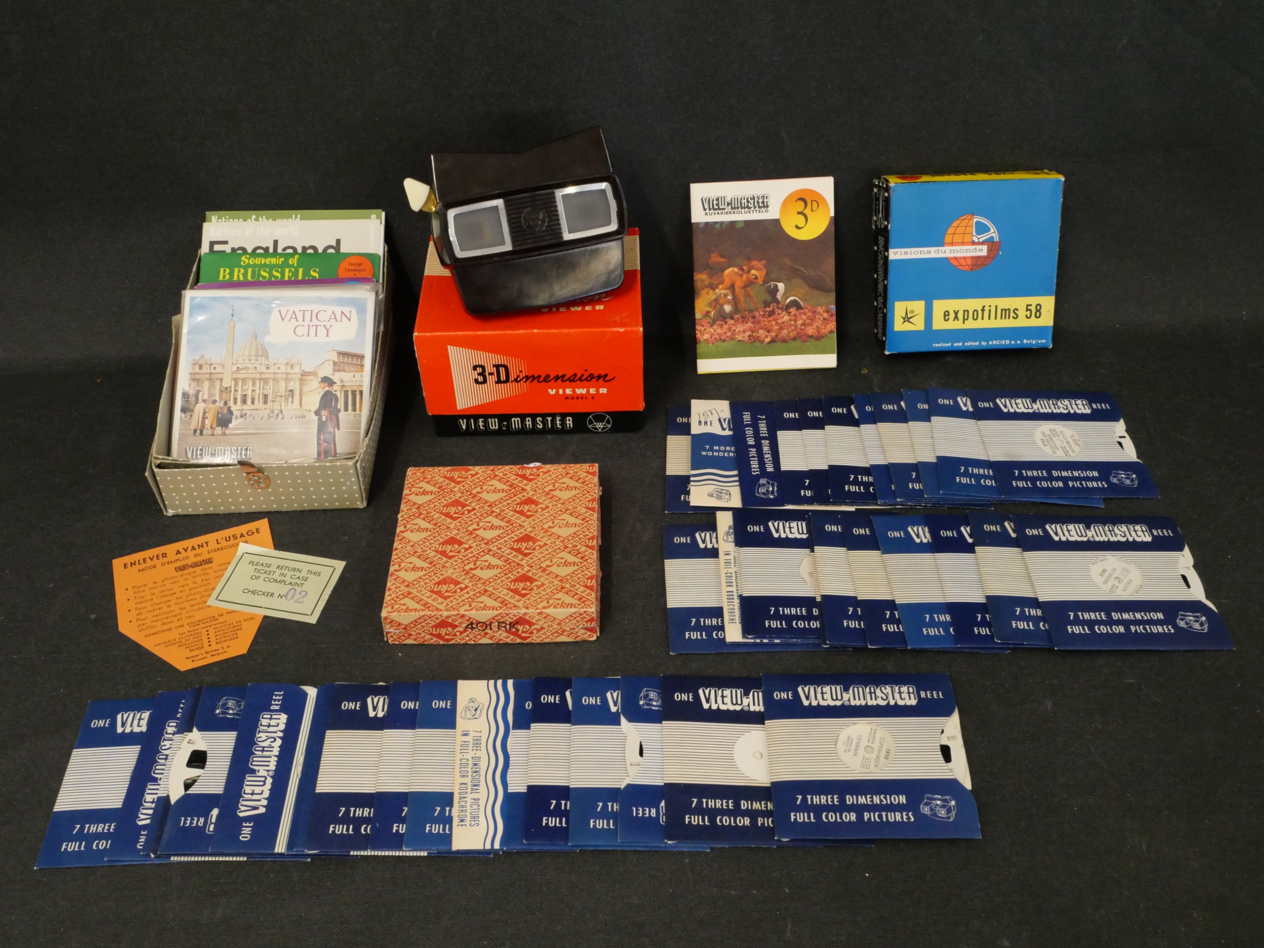 Viewmaster ja kiekot - Huutokauppa Ekman