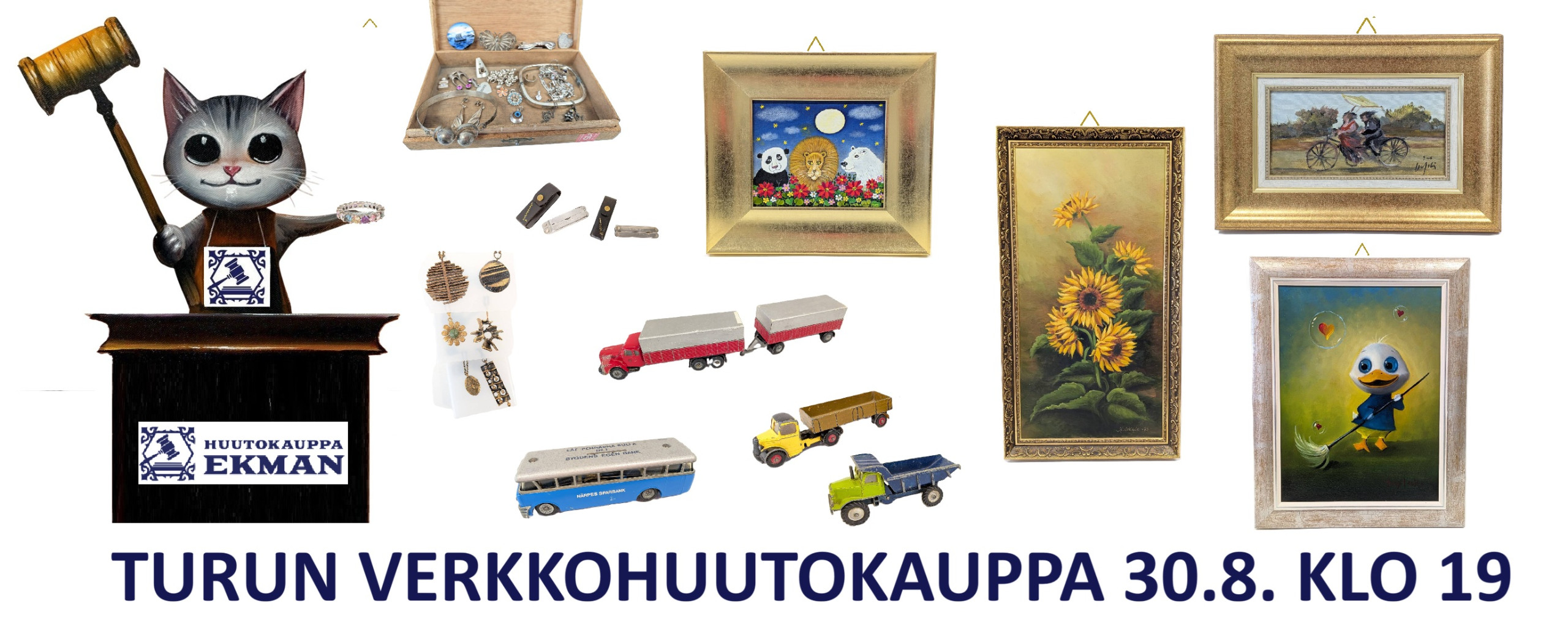 Turku huutokauppa vk. 35 30.8.2026 - Huutokauppa Ekman