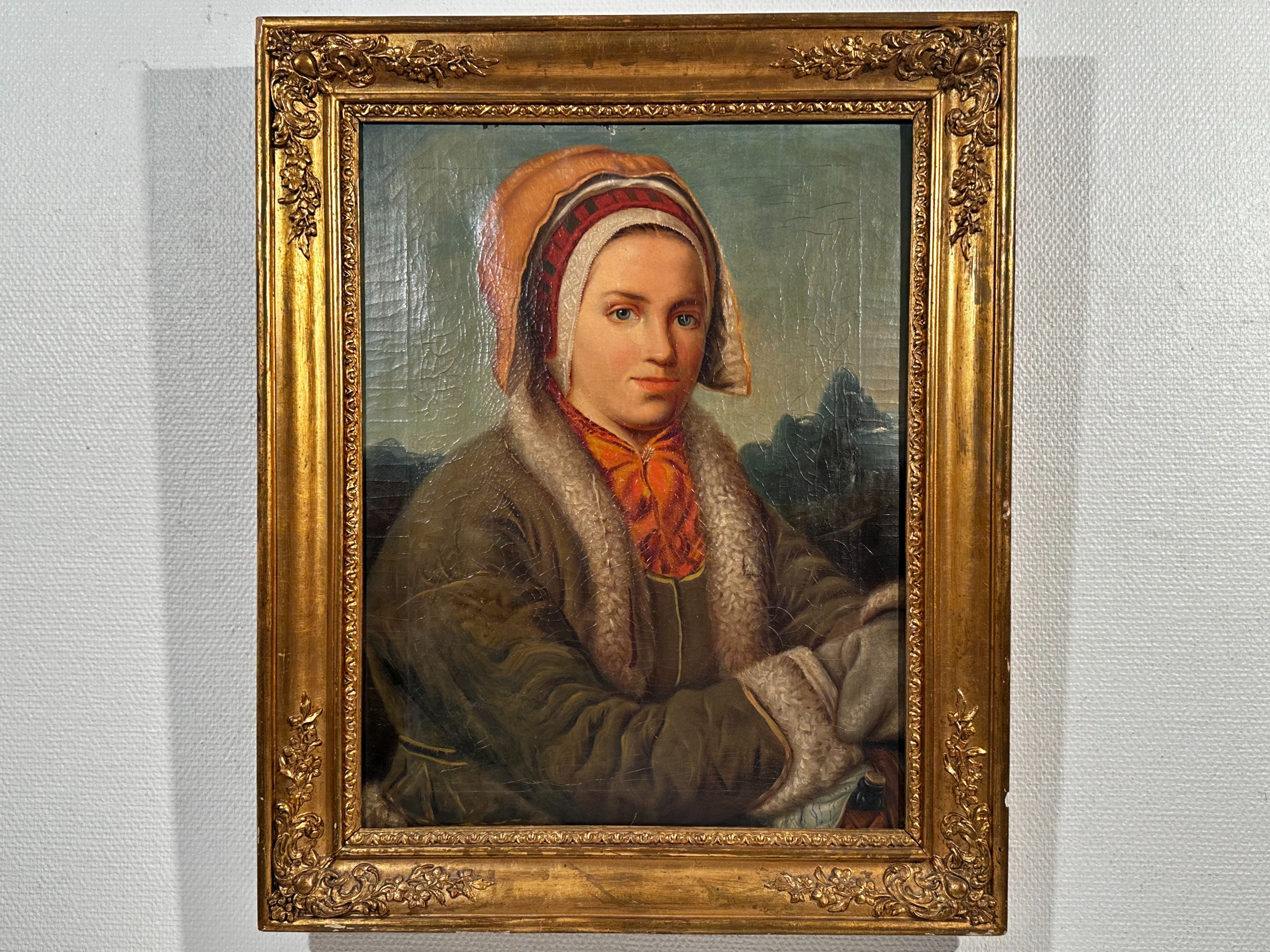 Vanha maalaus - Huutokauppa Ekman