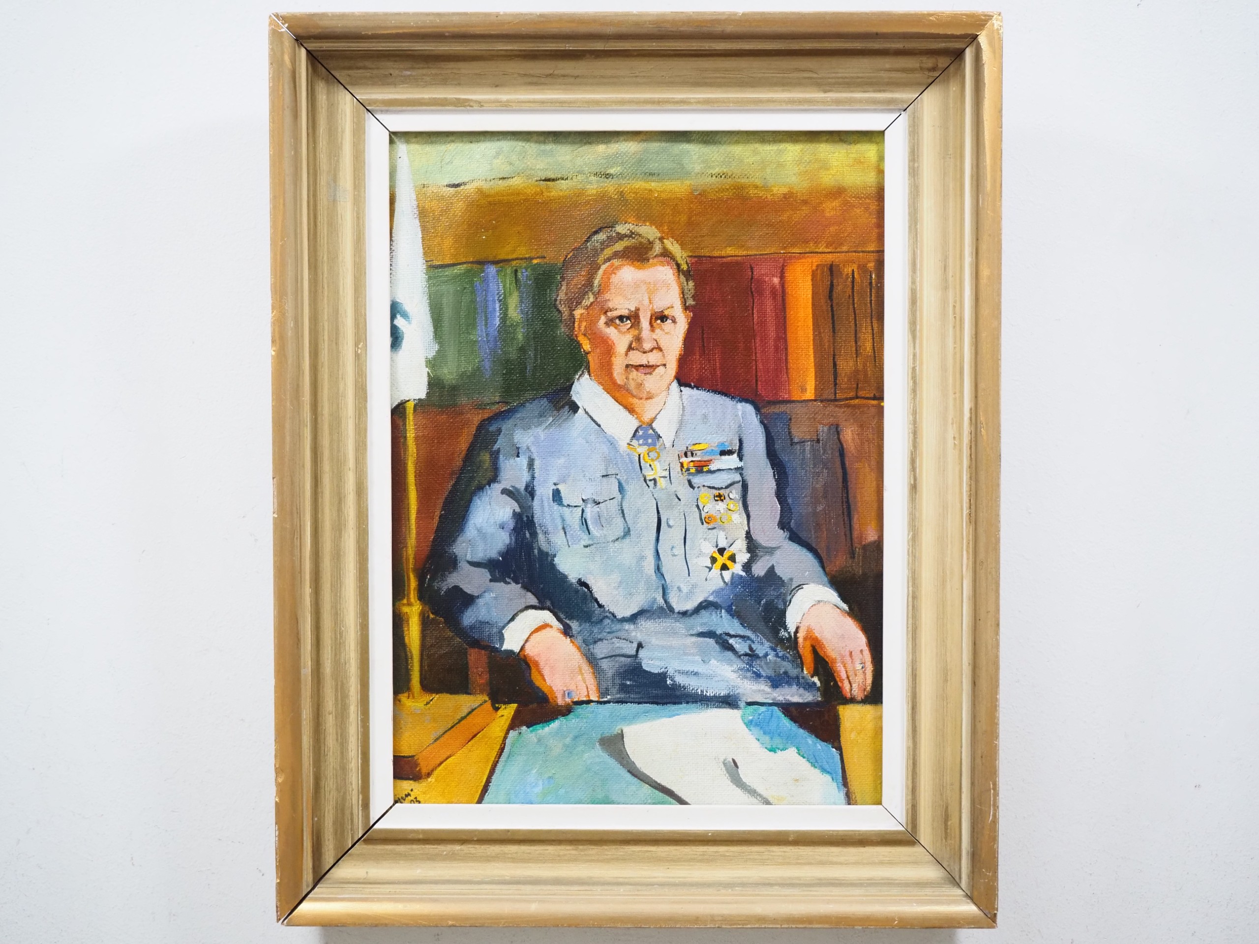 Lotta Svärd maalaus - Huutokauppa Ekman