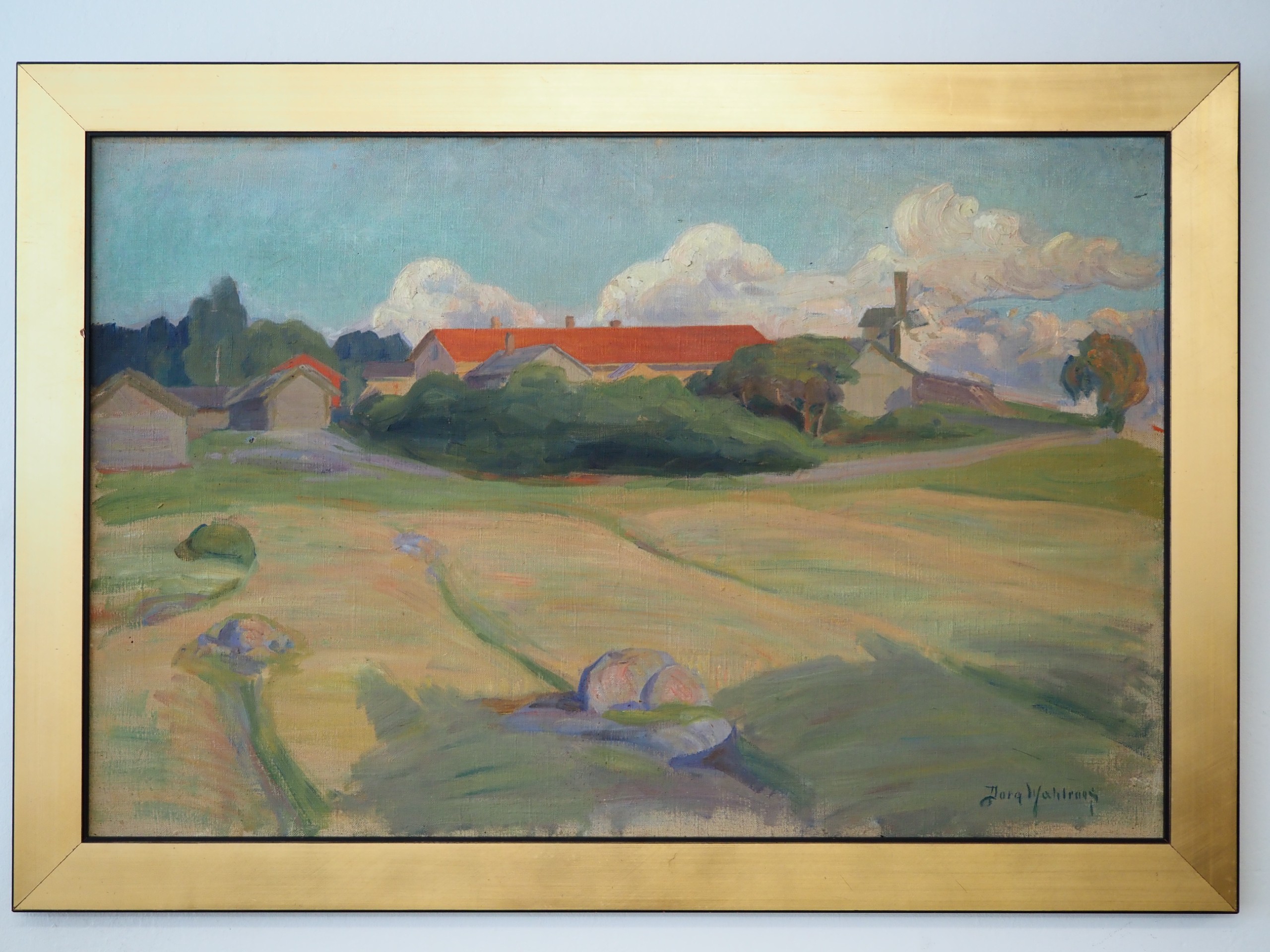 Maalaus - Huutokauppa Ekman
