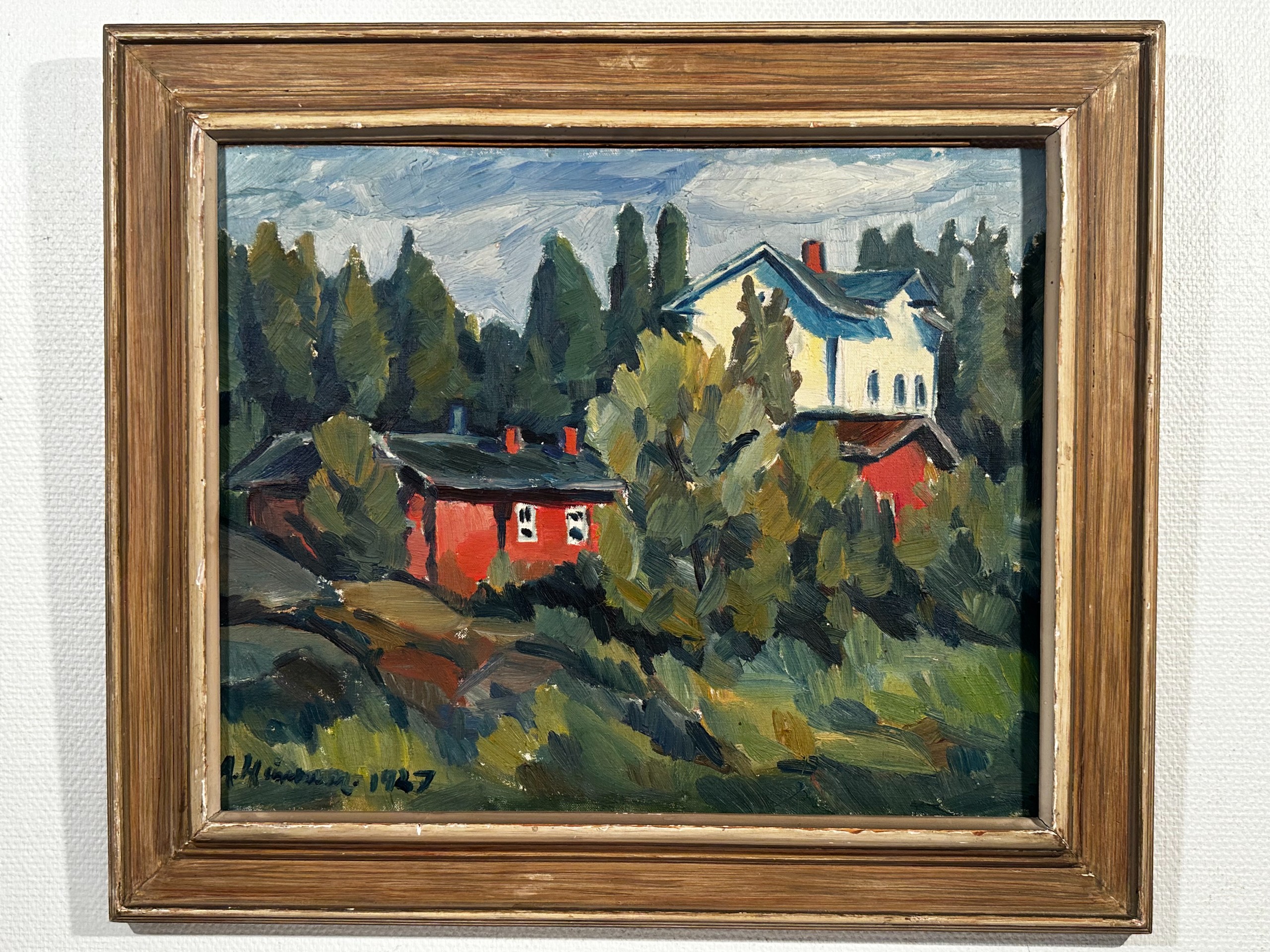 Maalaus - Huutokauppa Ekman
