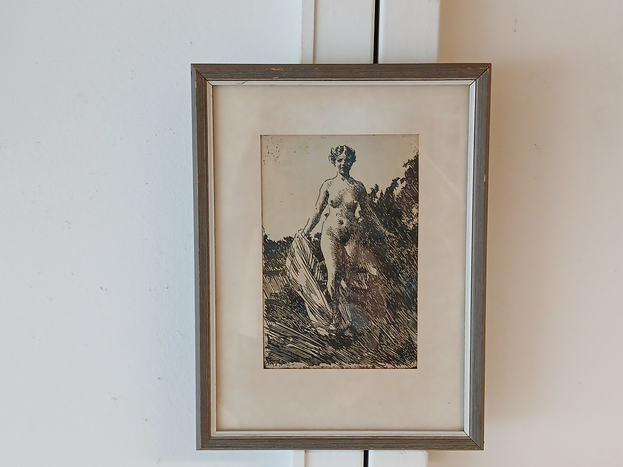 Anders Zorn, etsaus - Huutokauppa Ekman