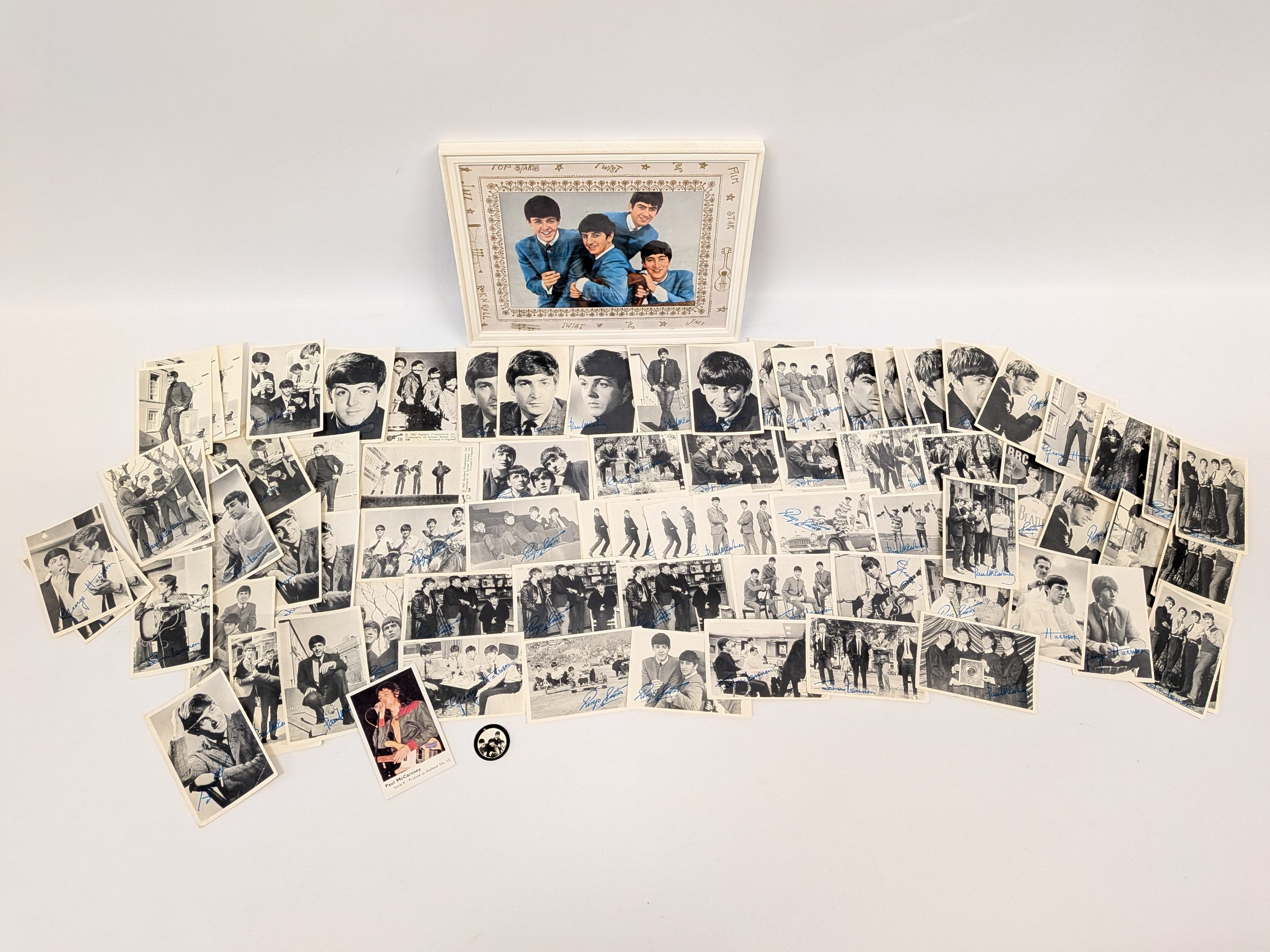 Beatles purkkakortit ym. - Huutokauppa Ekman