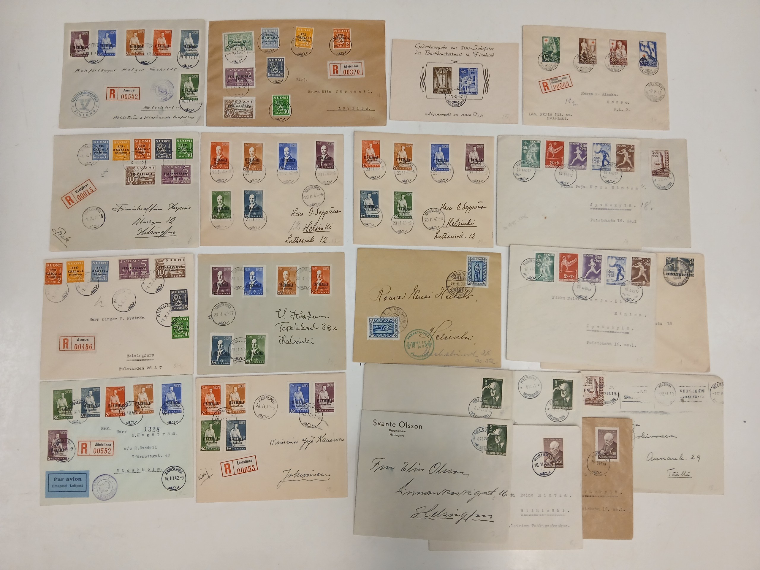 Vanhoja suomalaisia postilähetyksiä - Huutokauppa Ekman