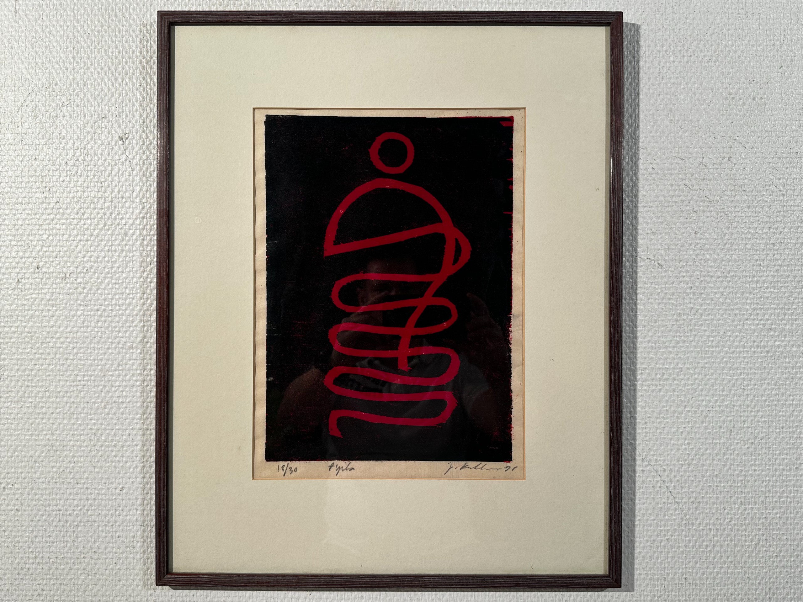Signeerattu grafiikka - Huutokauppa Ekman