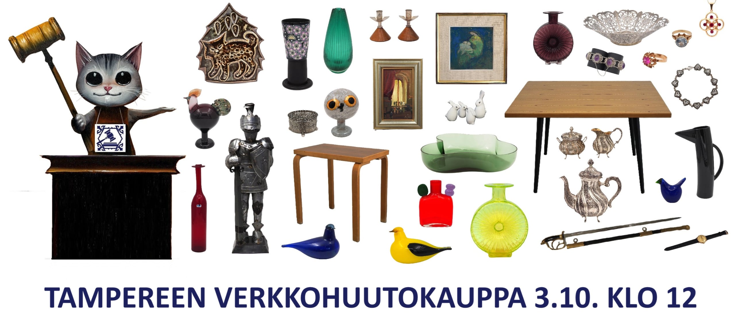 95. verkkohuutokauppa Tampere 3.10.2026 - Huutokauppa Ekman