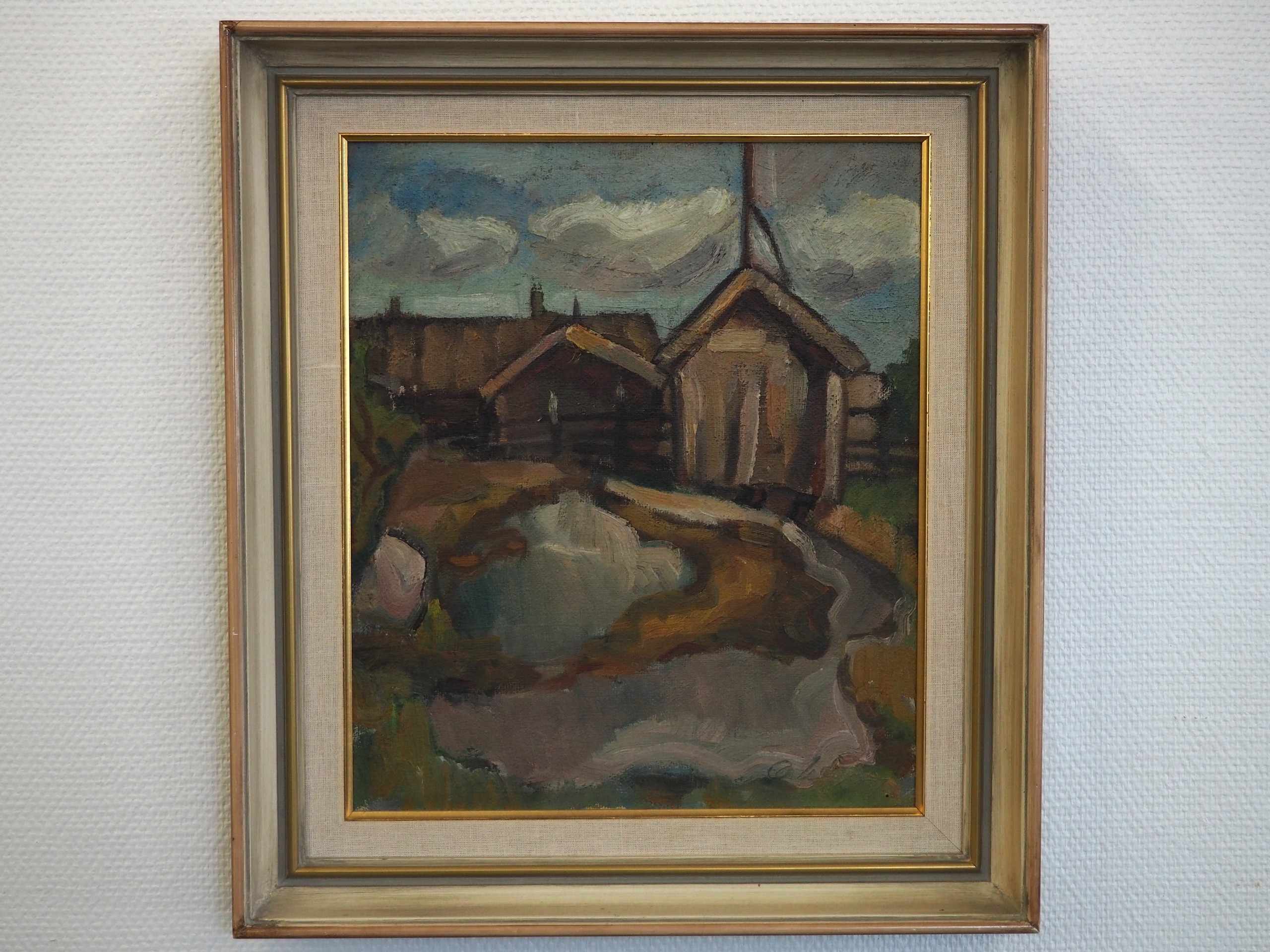 Maalaus - Huutokauppa Ekman