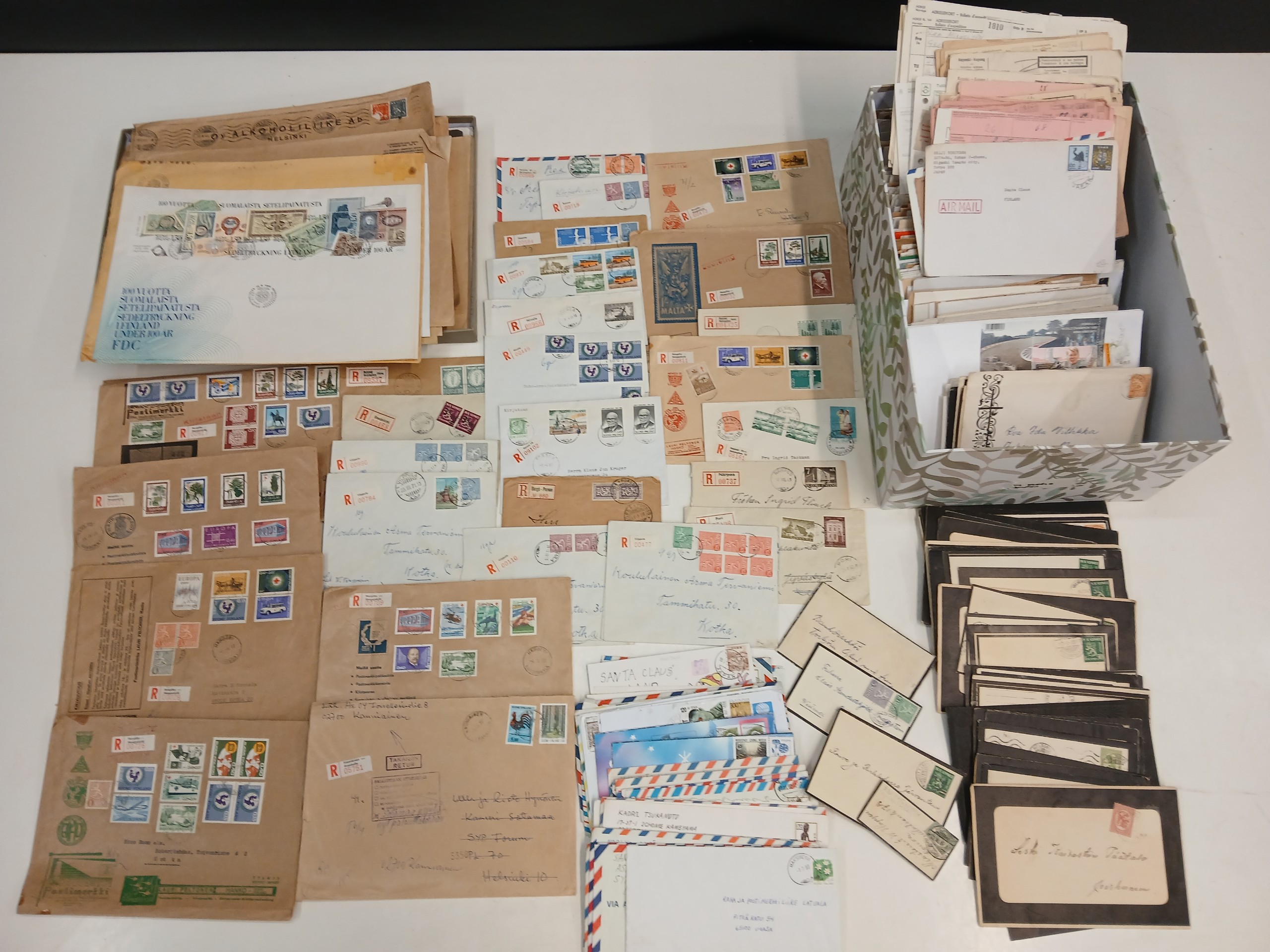 Suomalaisia postilähetyksiä - Huutokauppa Ekman