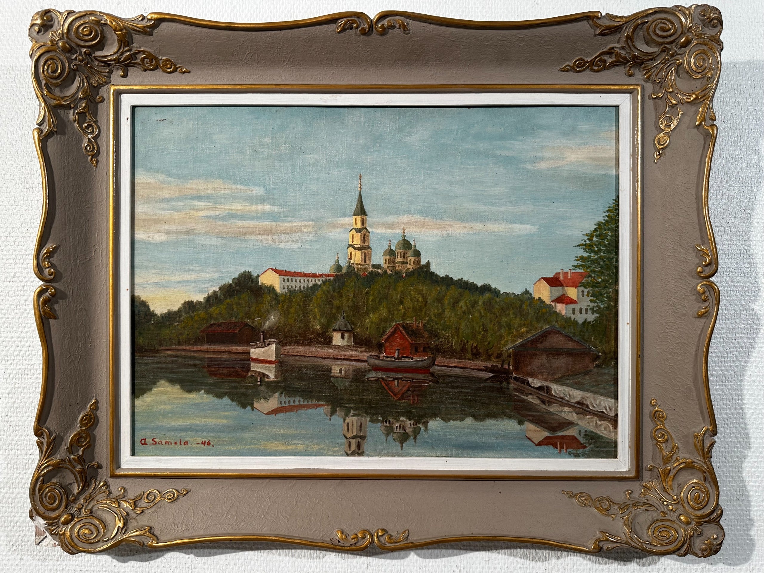 Maalaus - Huutokauppa Ekman