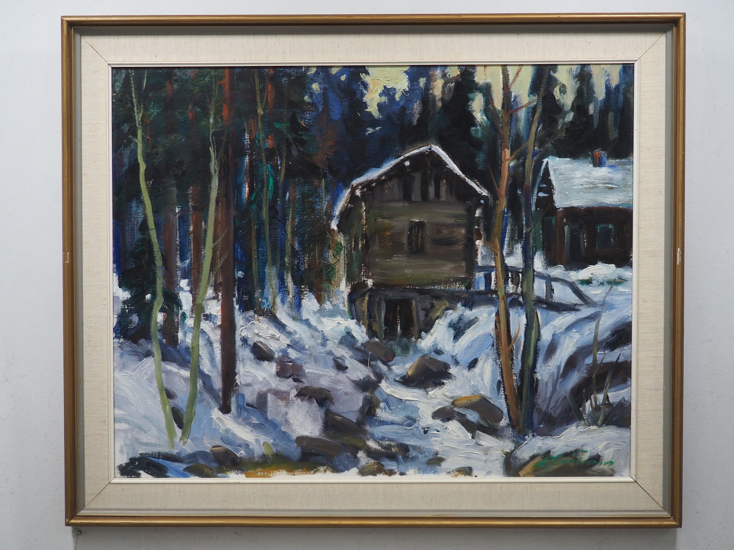Maalaus - Huutokauppa Ekman