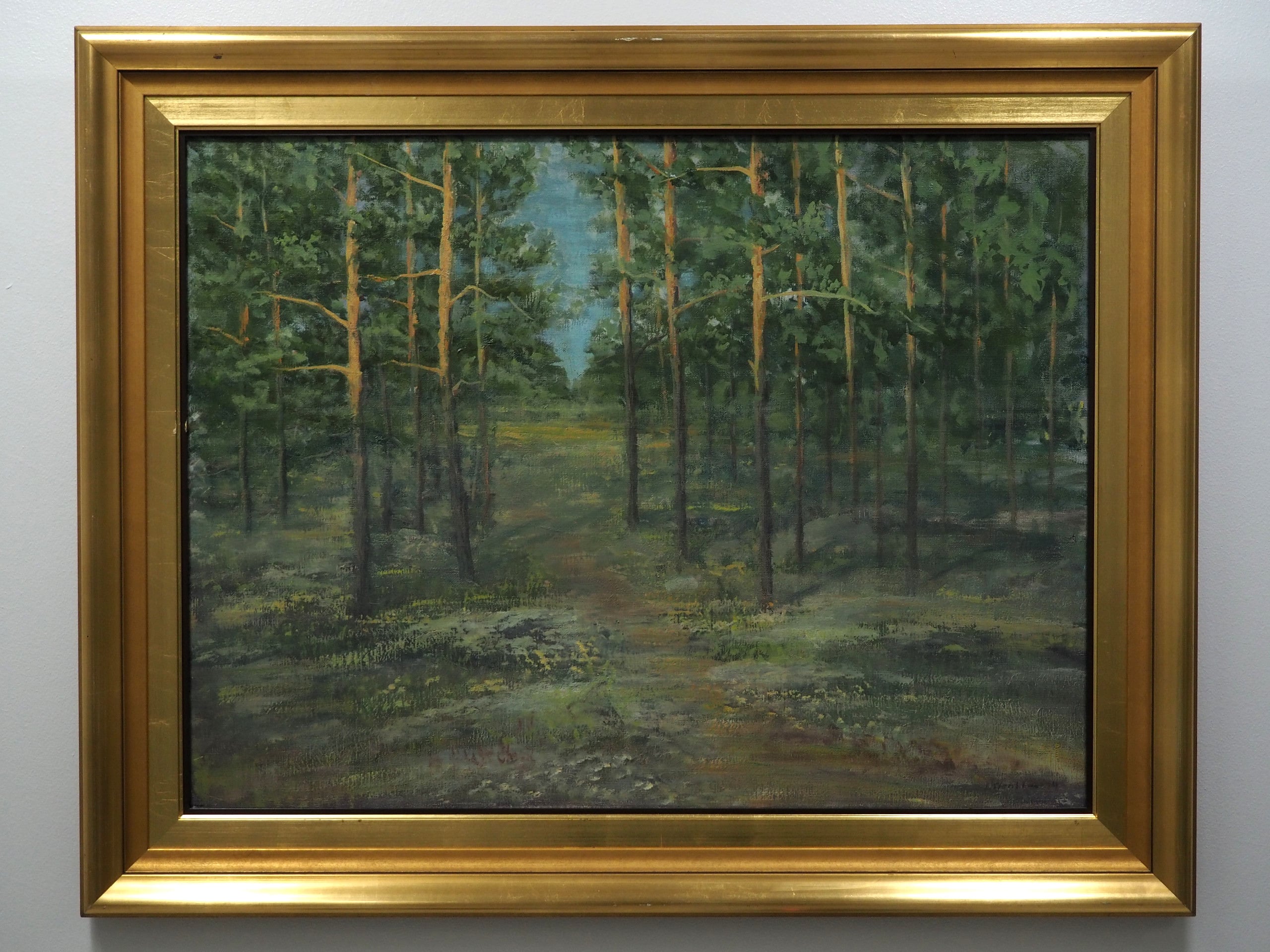 Maalaus - Huutokauppa Ekman